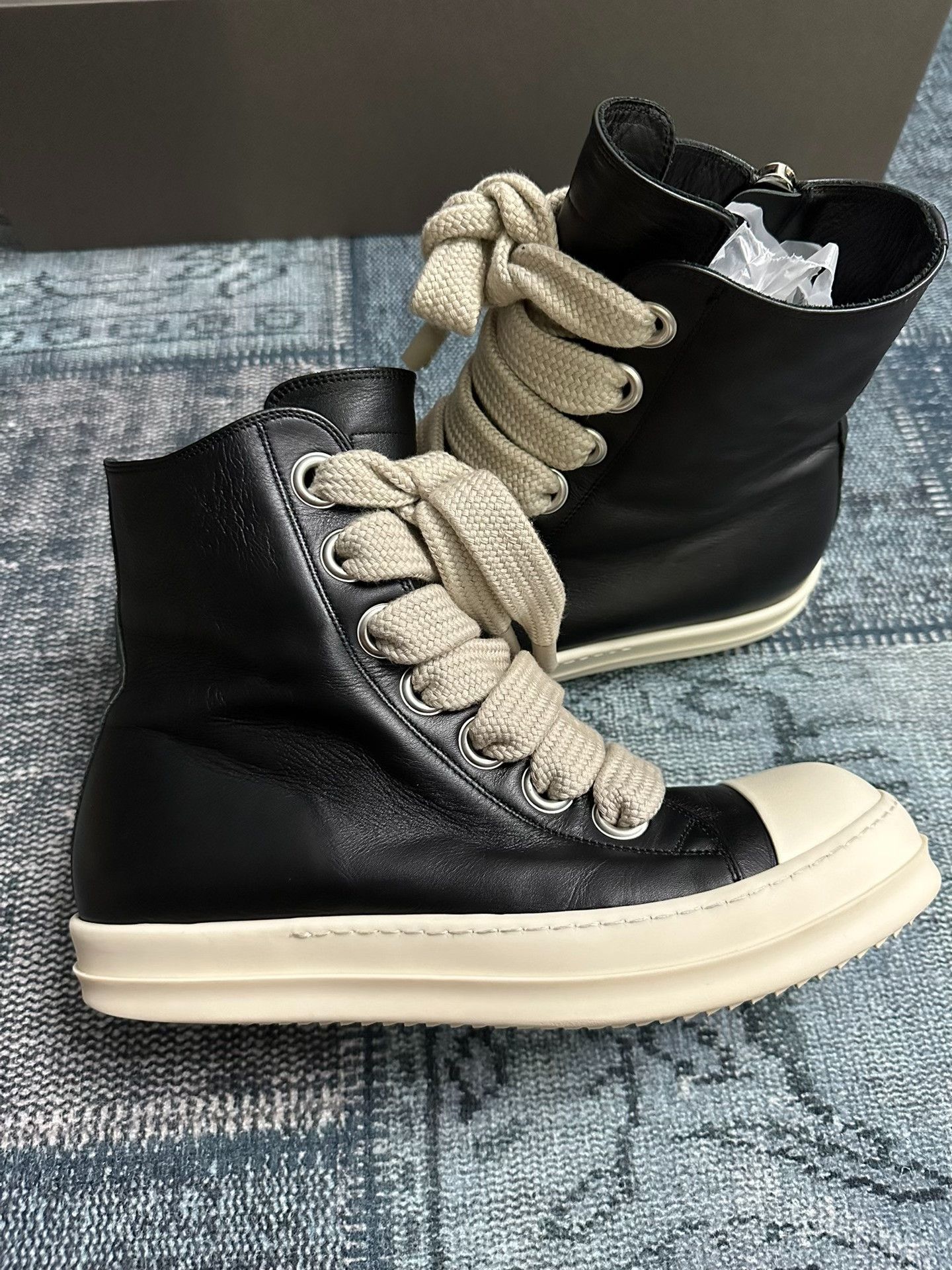 Rick Owens Rick Owens Hitop Sneakers 44 Men Size US 10.5 / EU 43-44 - 4 Thumbnail