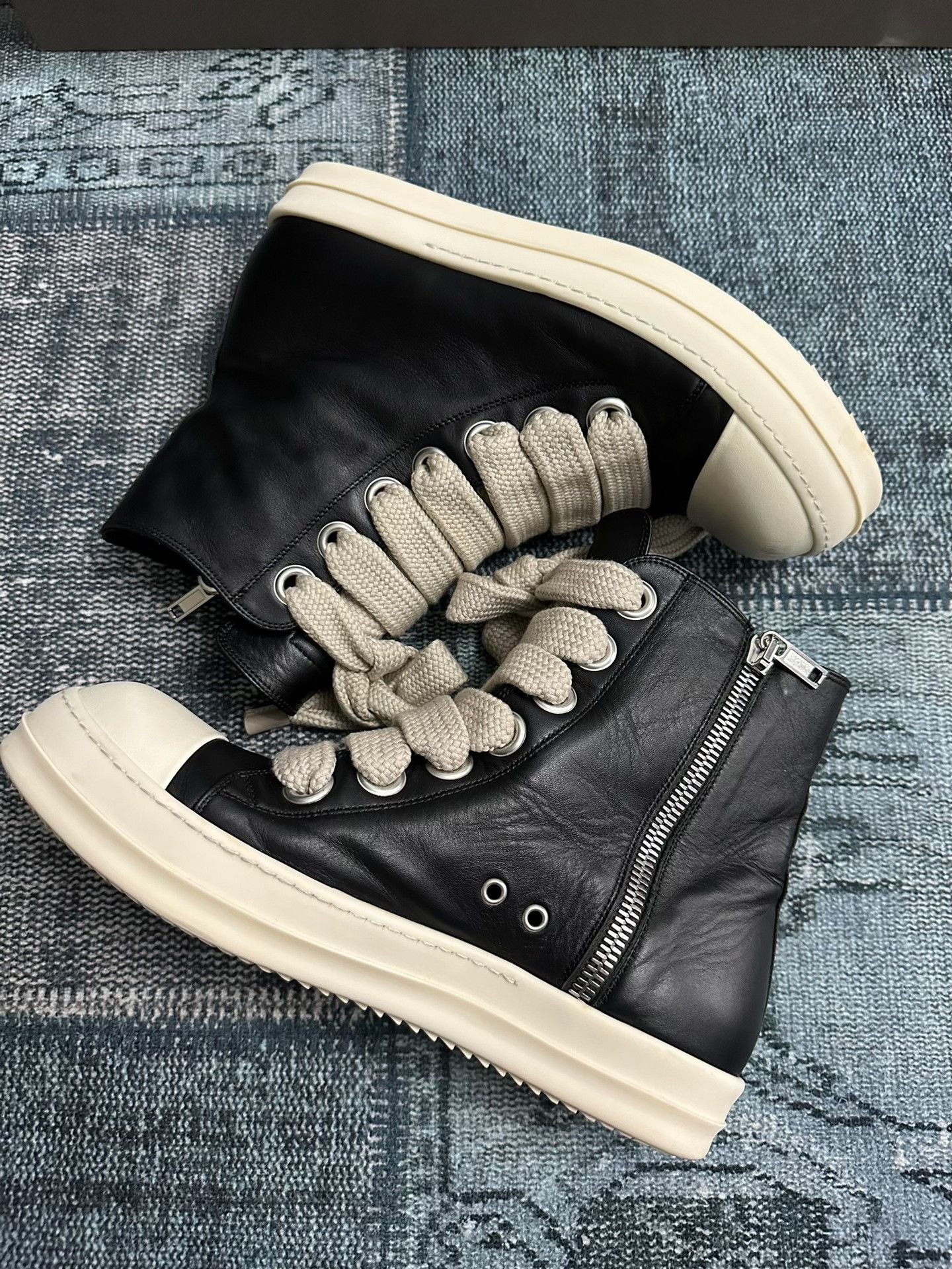 Rick Owens Rick Owens Hitop Sneakers 44 Men Size US 10.5 / EU 43-44 - 2 Thumbnail