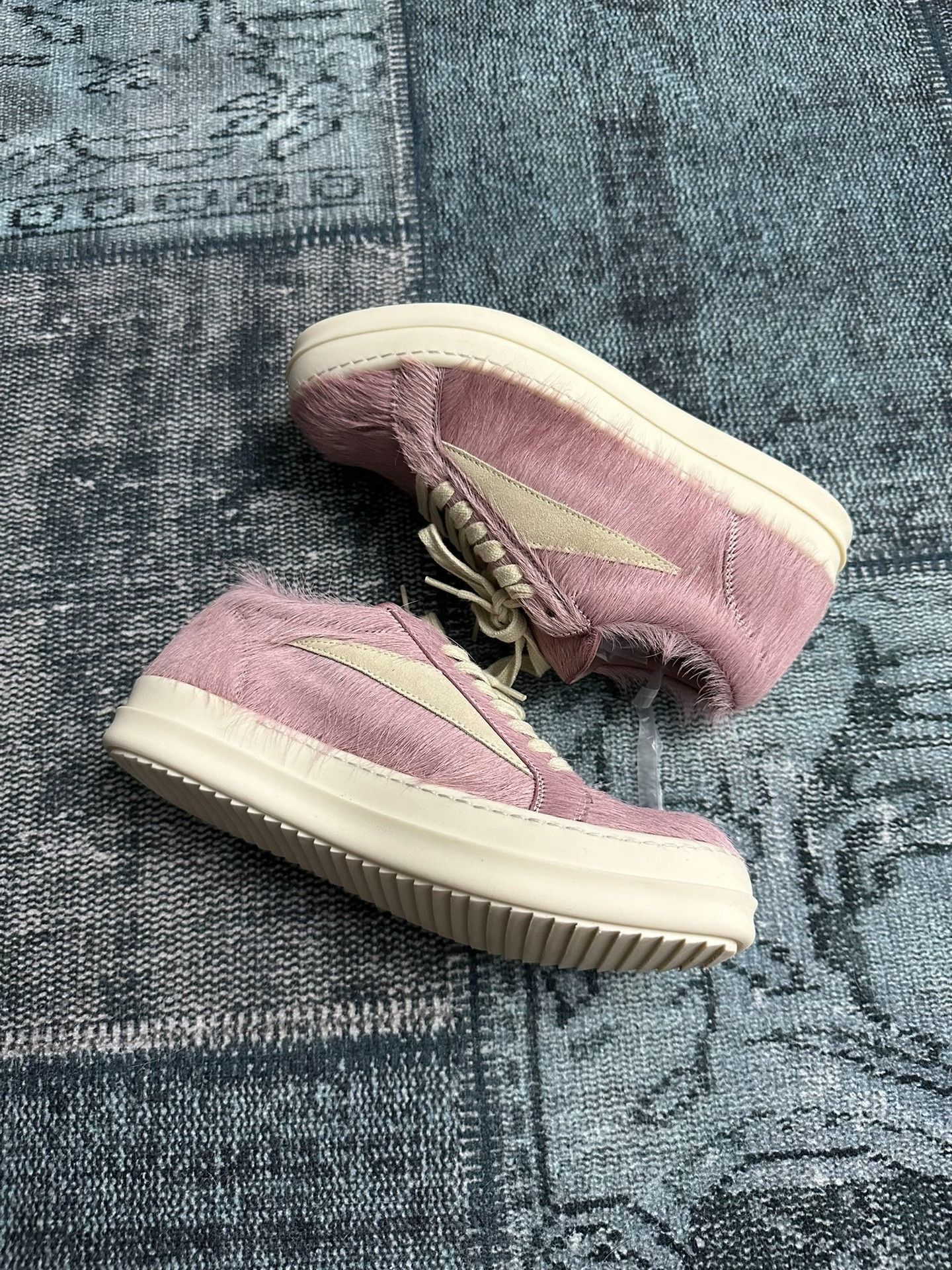 Rick Owens Rick Owens Pink Lowtop Sneakers 38 Women Size US 7.5 / IT 37.5 - 2 Thumbnail