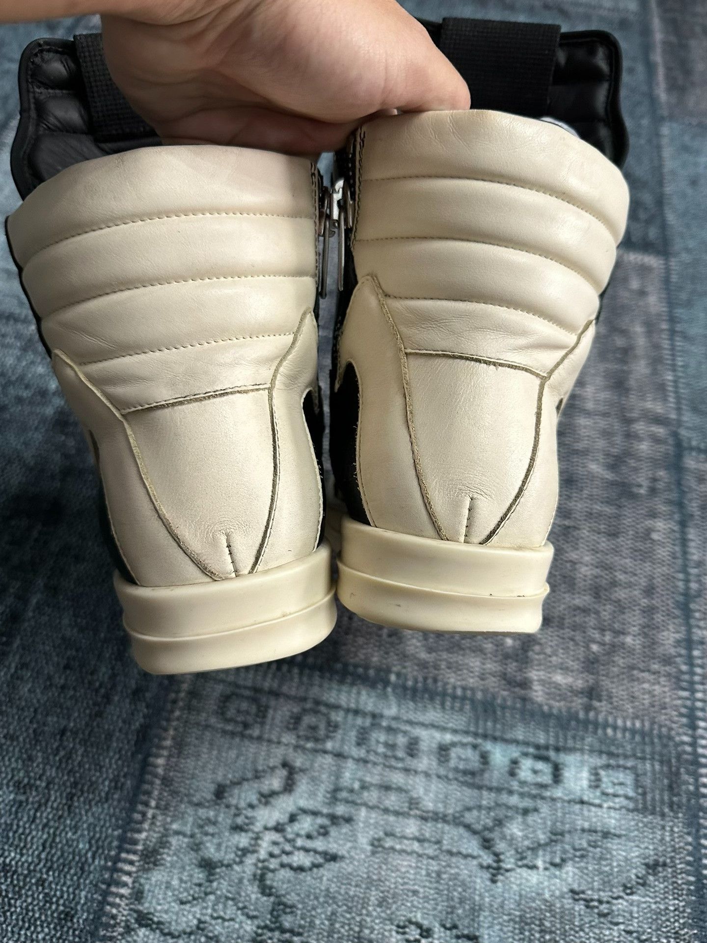 Rick Owens Rick Owens Leather Pink Hitop Sneakers 38 Men Size US 6 / EU 39 - 5 Thumbnail