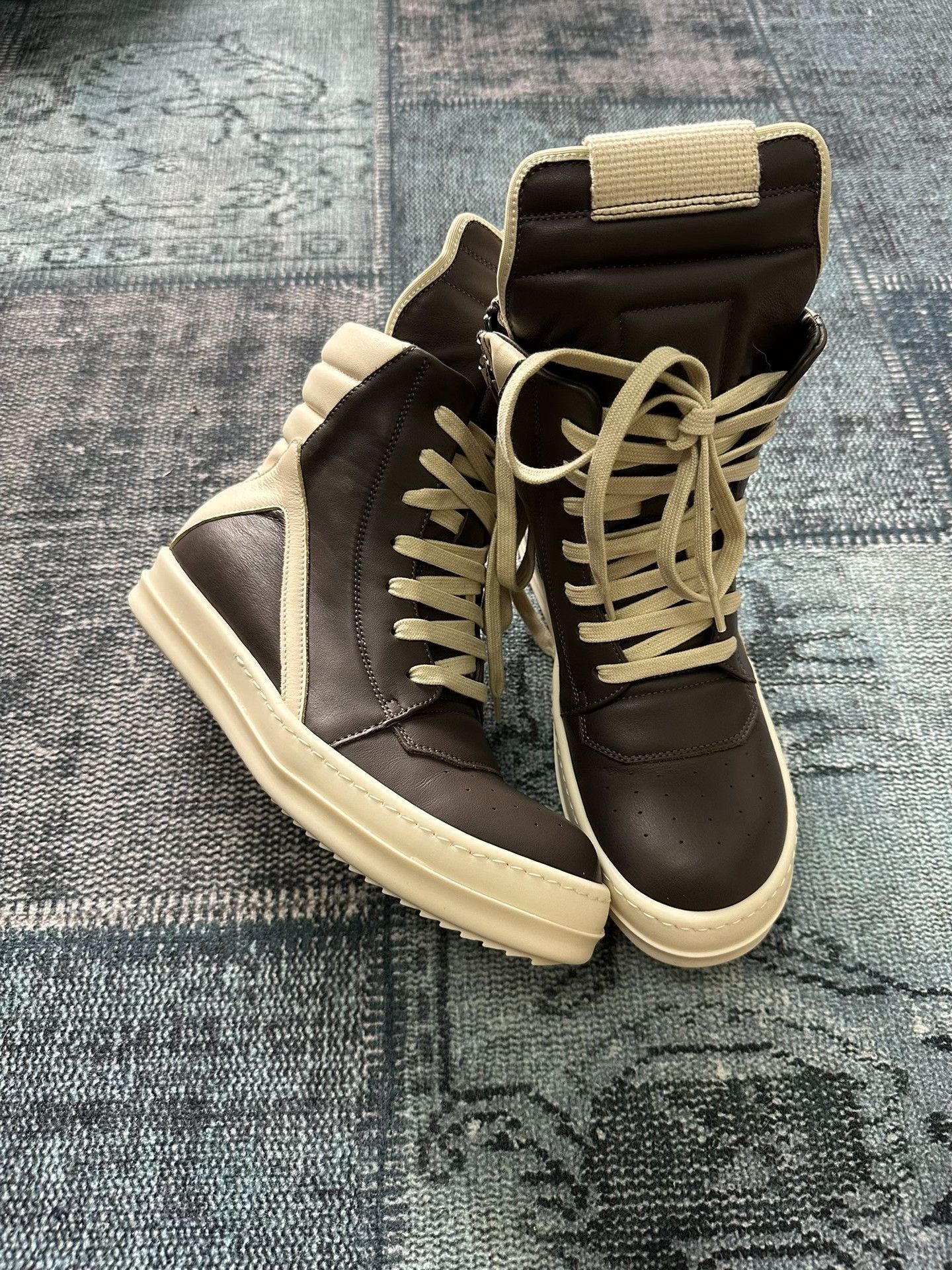 Rick Owens Rick Owens Multi Hitop Sneakers 37 Women Size US 6.5 / IT 36.5 - 3 Thumbnail