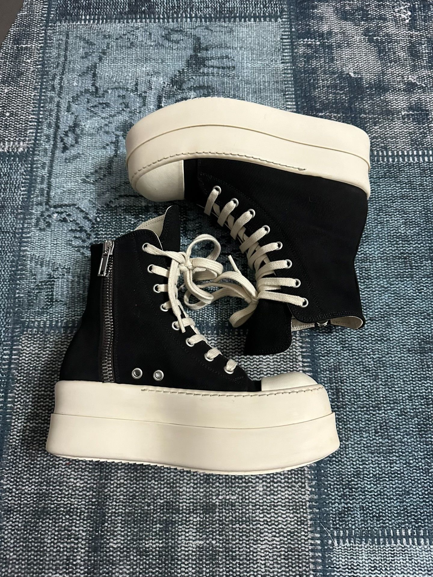 Rick Owens Rick Owens Thermal Thick Hitop Sneakers 36 Women Size US 6 / IT 36 - 2 Thumbnail