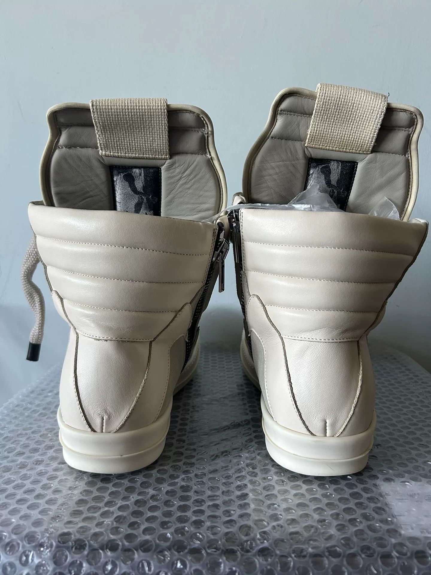 Rick Owens Rick Owens Suede Gray Hitop Sneakers 44 Men Size US 10.5 / EU 43-44 - 4 Thumbnail