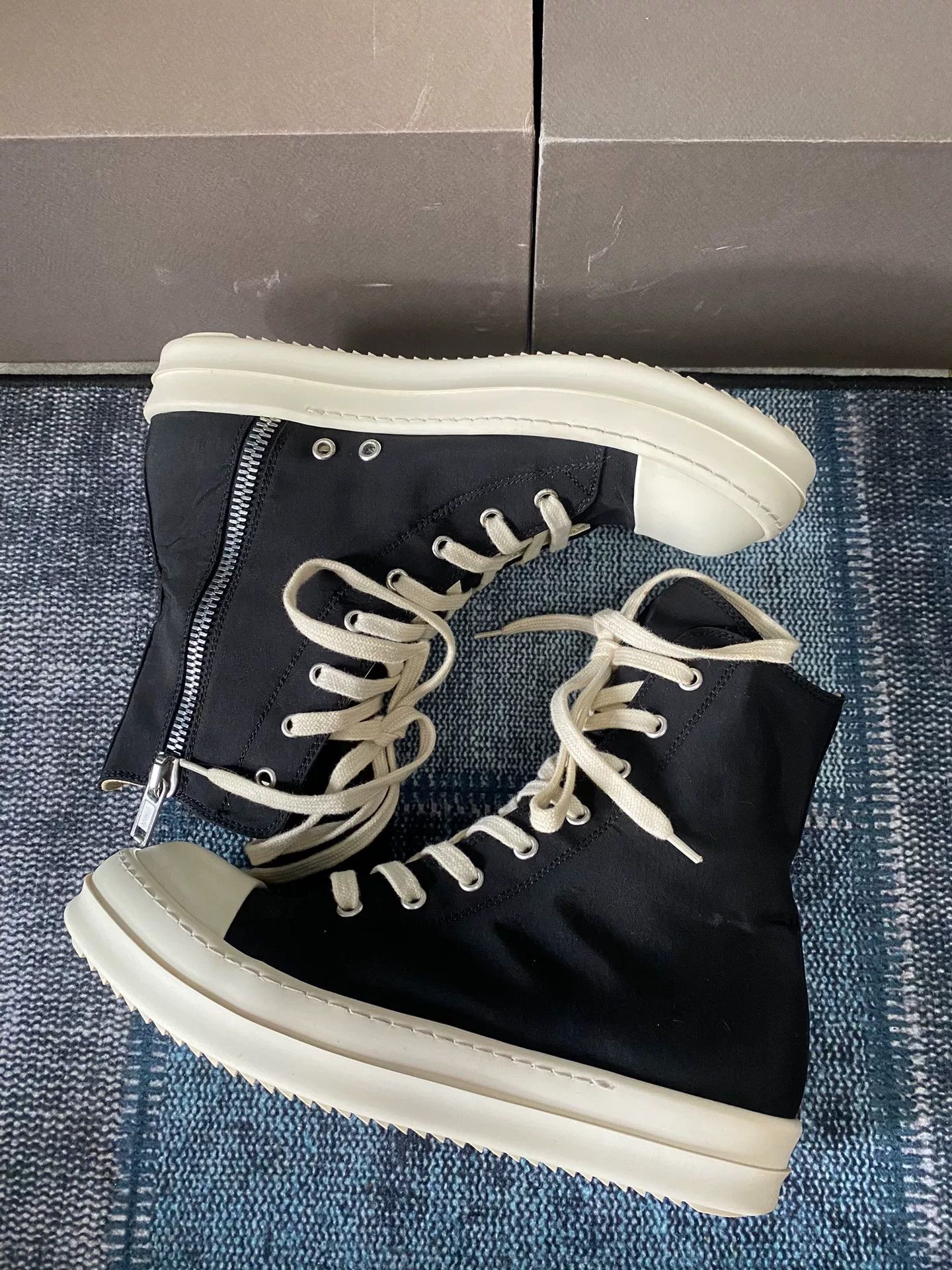 Rick Owens Rick Owens Hitop Sneakers 40 Men Size US 7.5 / EU 40-41 - 4 Thumbnail