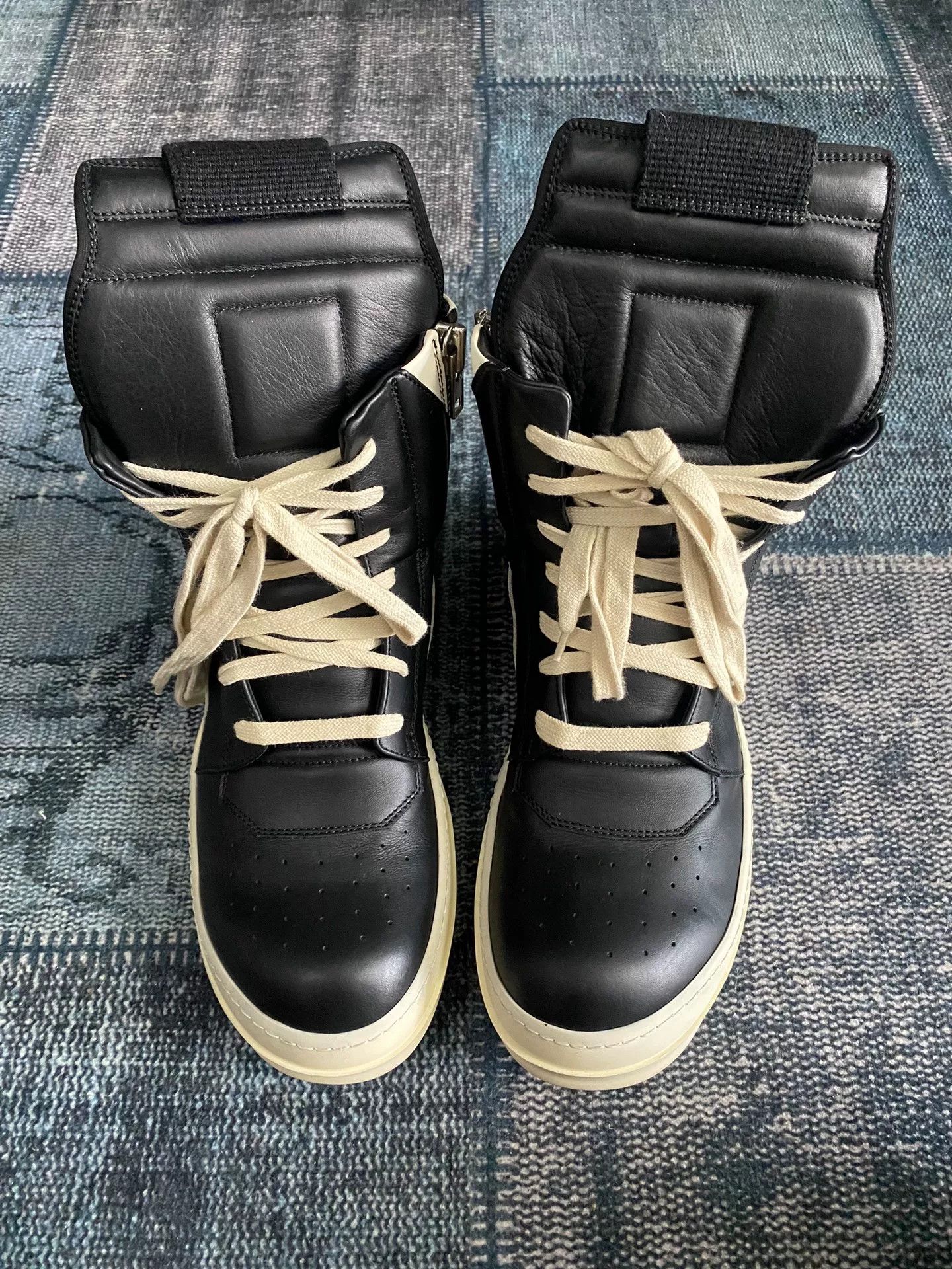 Rick Owens Rick Owens Leather Pink Hitop Sneakers 40 Men Size US 7.5 / EU 40-41 - 2 Thumbnail