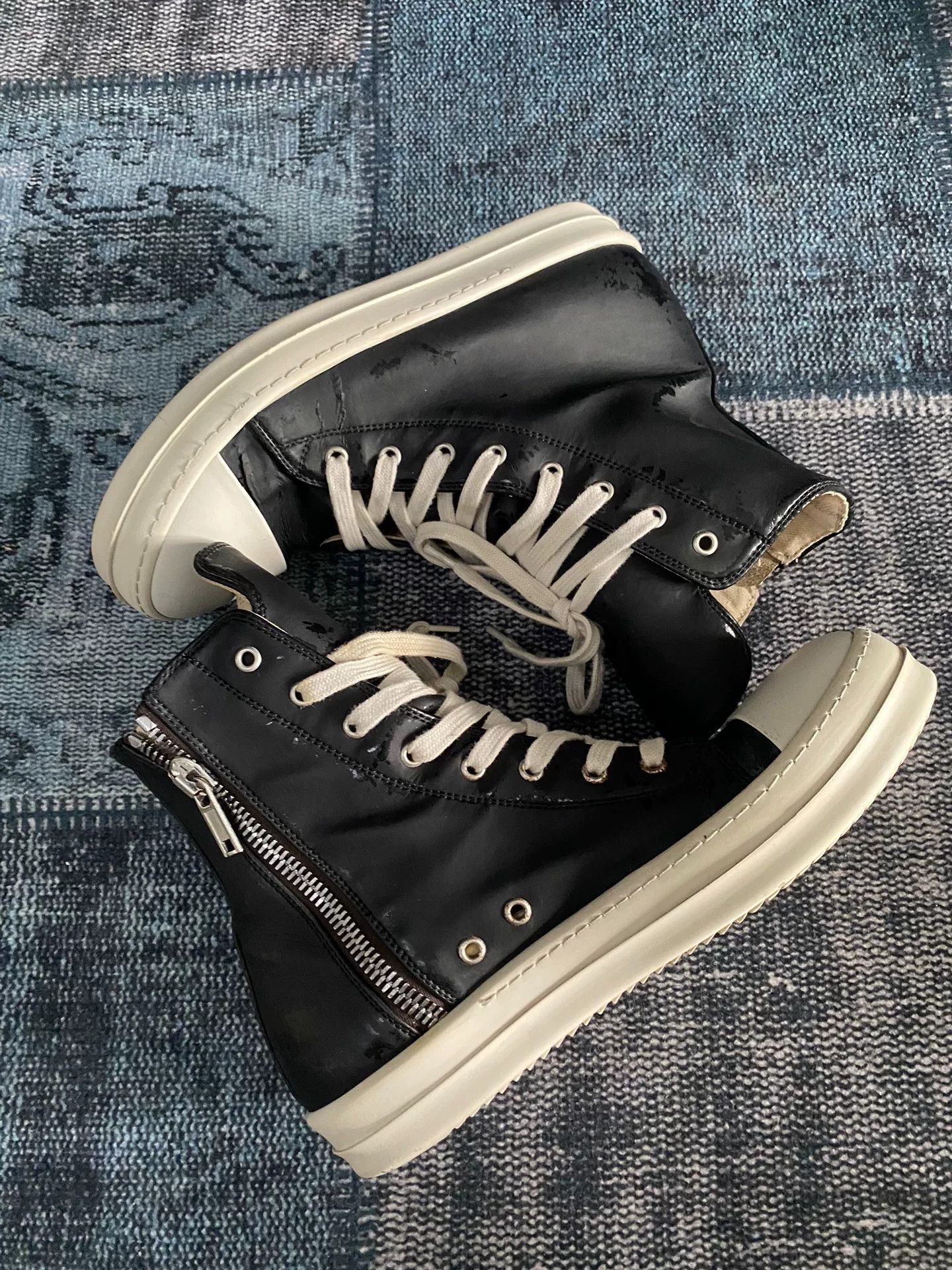 Rick Owens Rick Owens Hitop Sneakers 40 Men Size US 7.5 / EU 40-41 - 3 Thumbnail