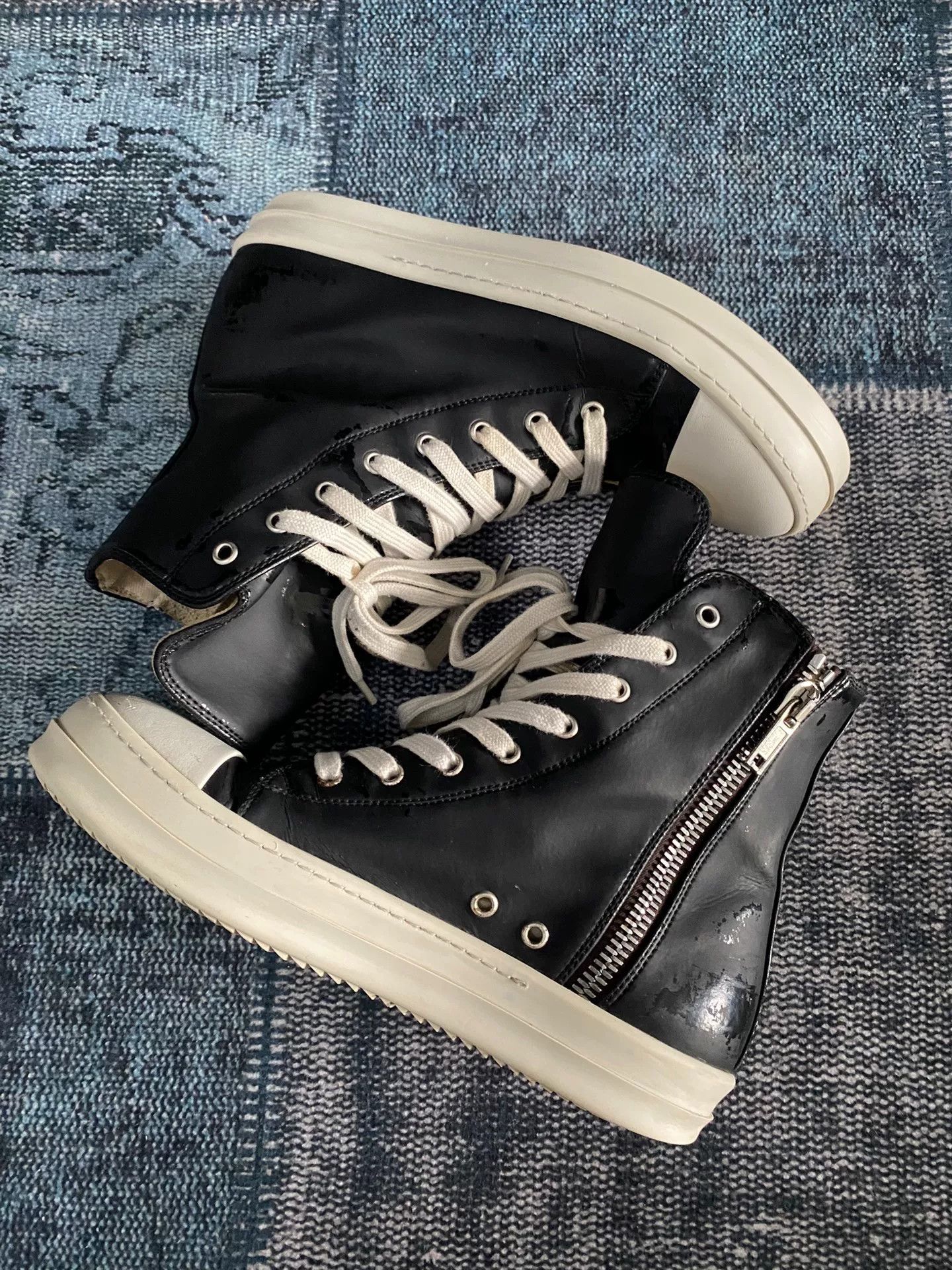 Rick Owens Rick Owens Hitop Sneakers 40 Men Size US 7.5 / EU 40-41 - 4 Thumbnail