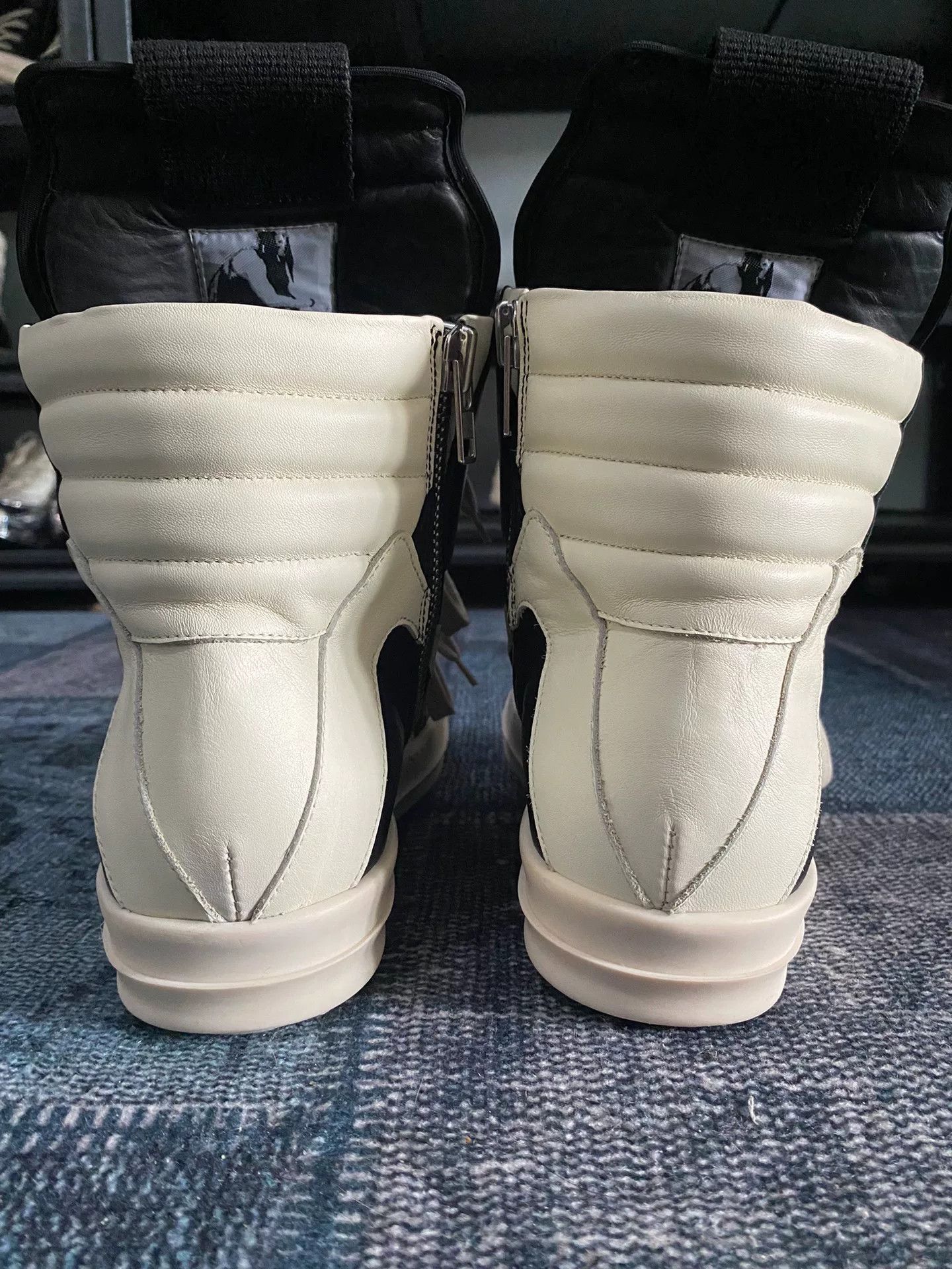 Rick Owens Rick Owens Leather Pink Hitop Sneakers 40 Men Size US 7.5 / EU 40-41 - 5 Thumbnail