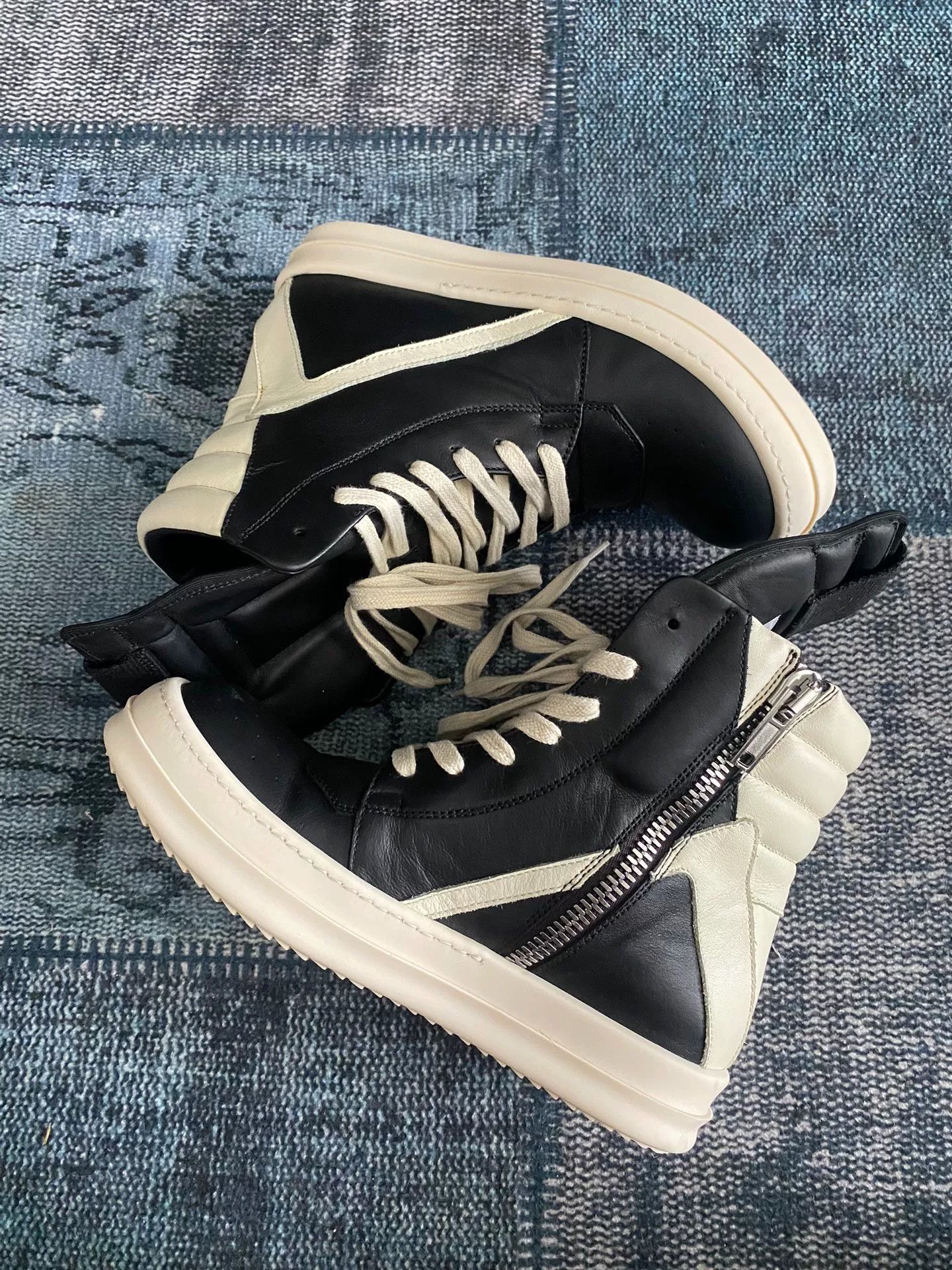 Rick Owens Rick Owens Leather Pink Hitop Sneakers 36 Women Size US 6 / IT 36 - 4 Thumbnail