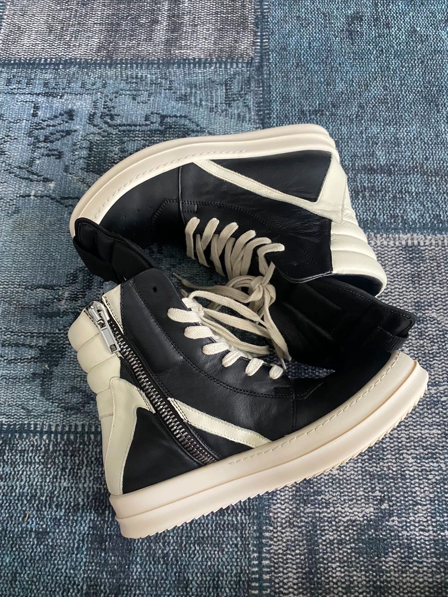 Rick Owens Rick Owens Leather Pink Hitop Sneakers 36 Women Size US 6 / IT 36 - 3 Thumbnail