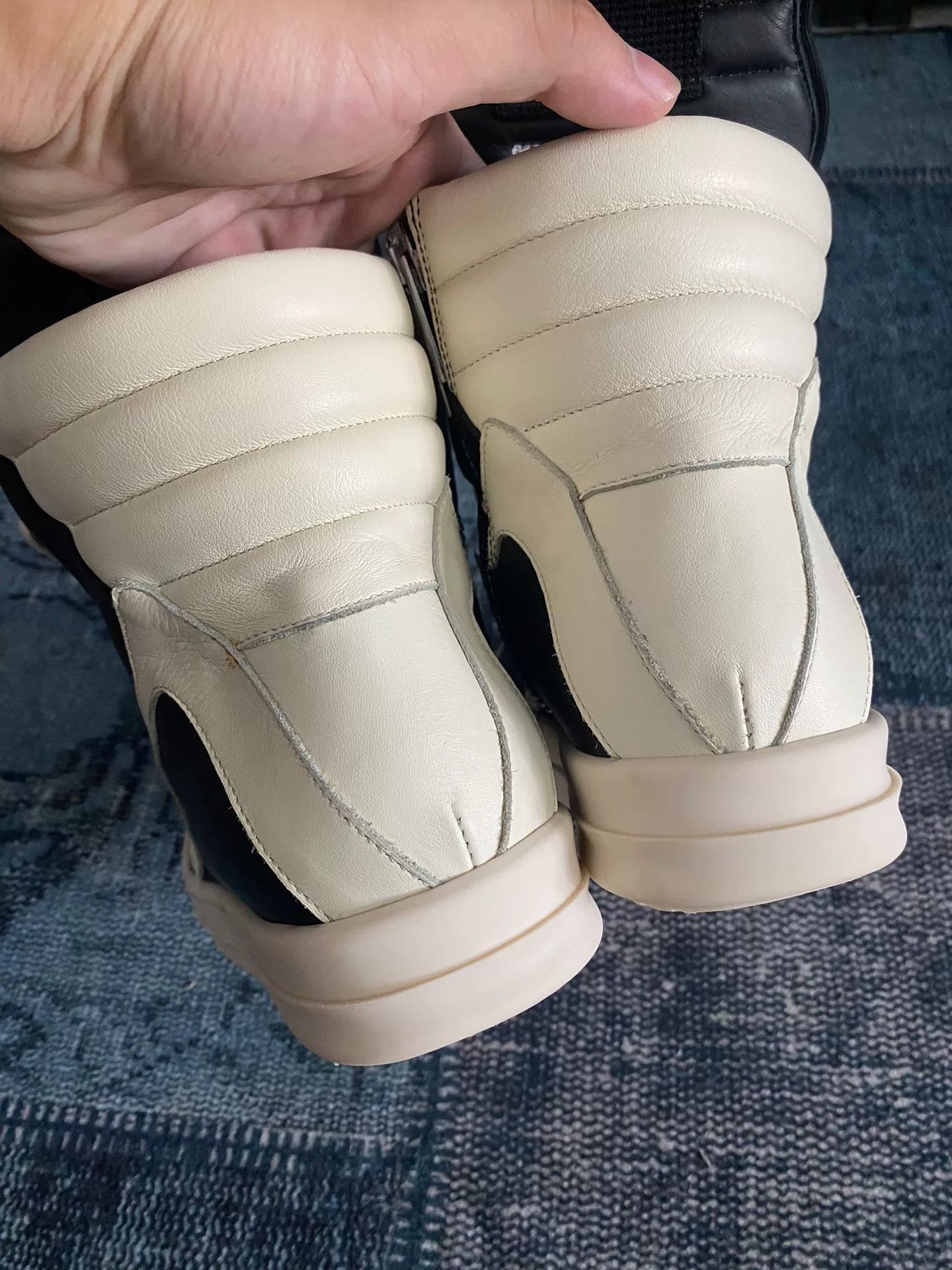 Rick Owens Rick Owens Leather Pink Hitop Sneakers 36 Women Size US 6 / IT 36 - 5 Thumbnail