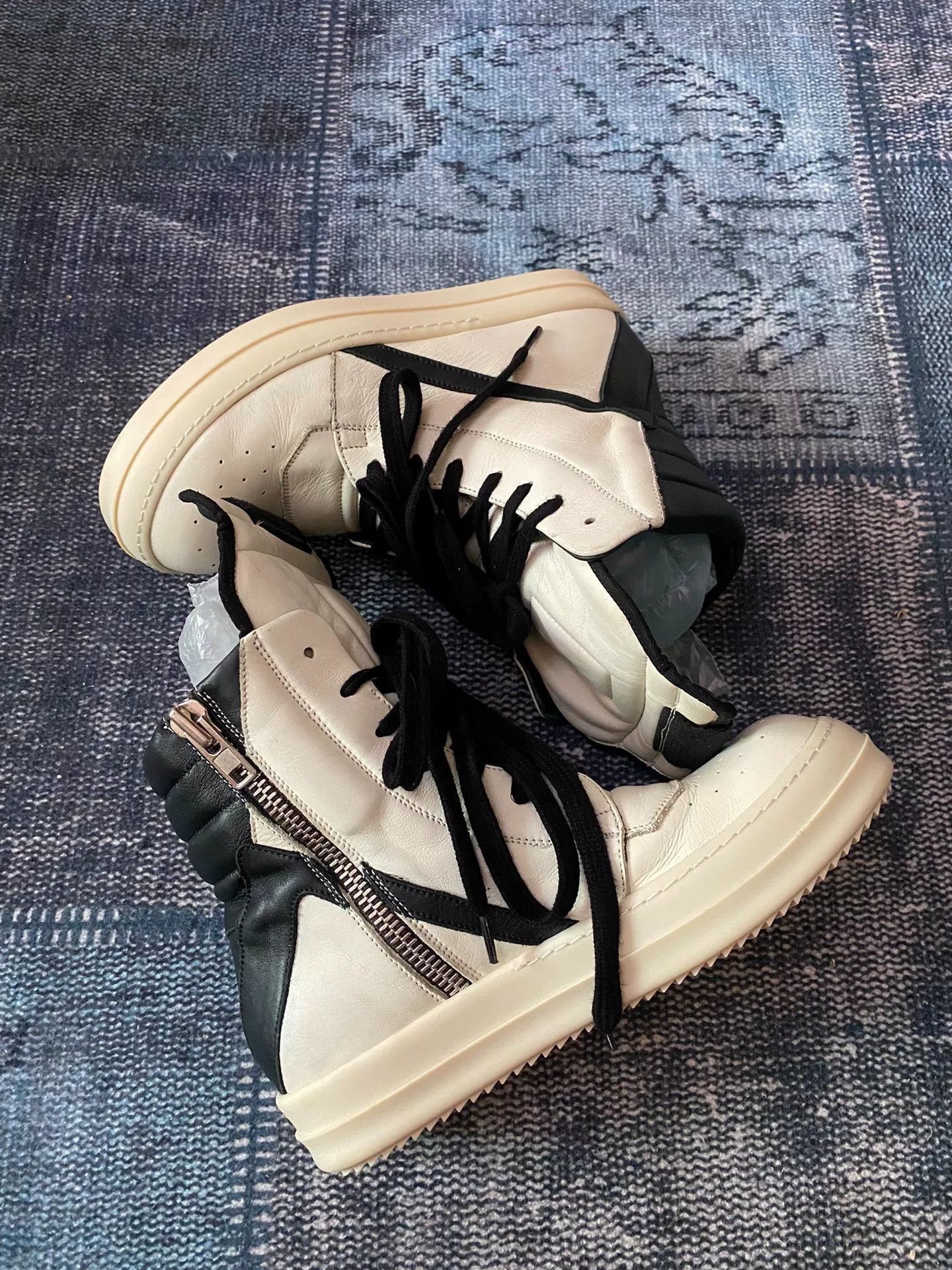 Rick Owens Rick Owens Leather Multi Hitop Sneakers 36 Women Size US 6 / IT 36 - 3 Thumbnail
