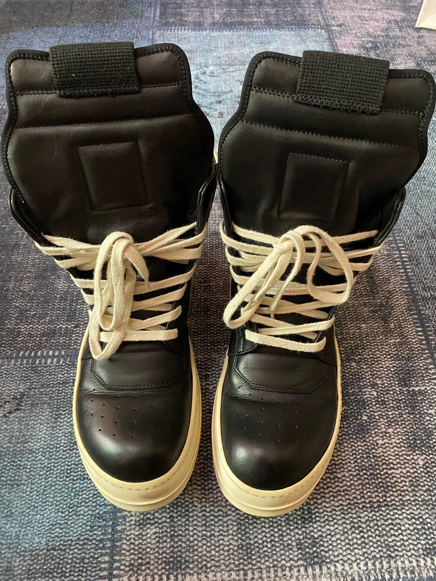 Rick Owens Rick Owens Leather Pink Hitop Sneakers 42 Men Size US 9 / EU 42 - 2 Thumbnail