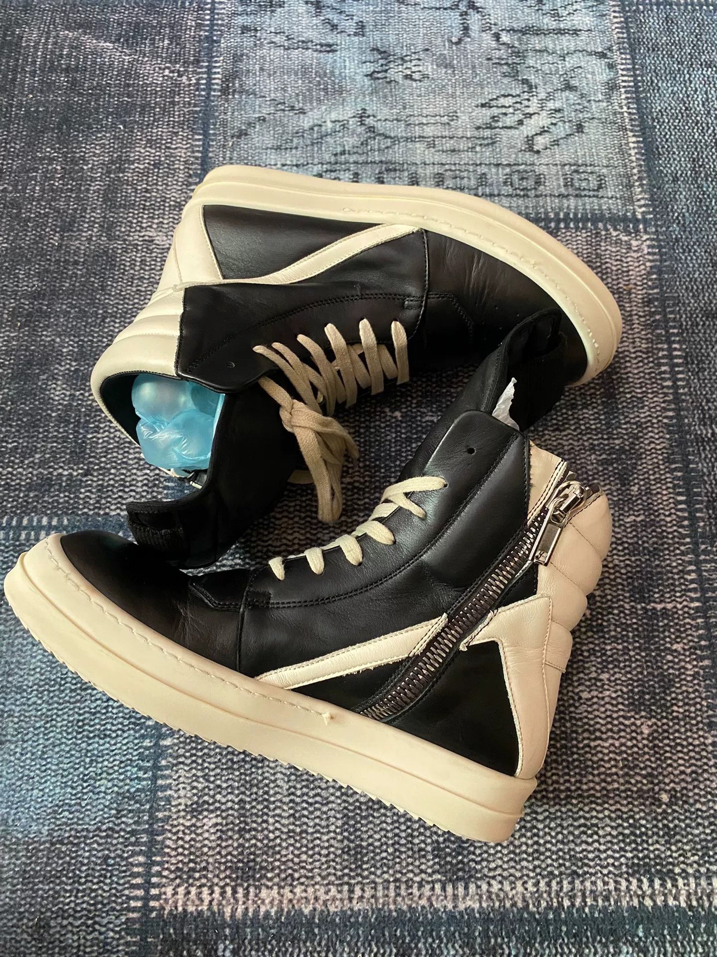 Rick Owens Rick Owens Leather Pink Hitop Sneakers 38 Women Size US 7.5 / IT 37.5 - 4 Thumbnail