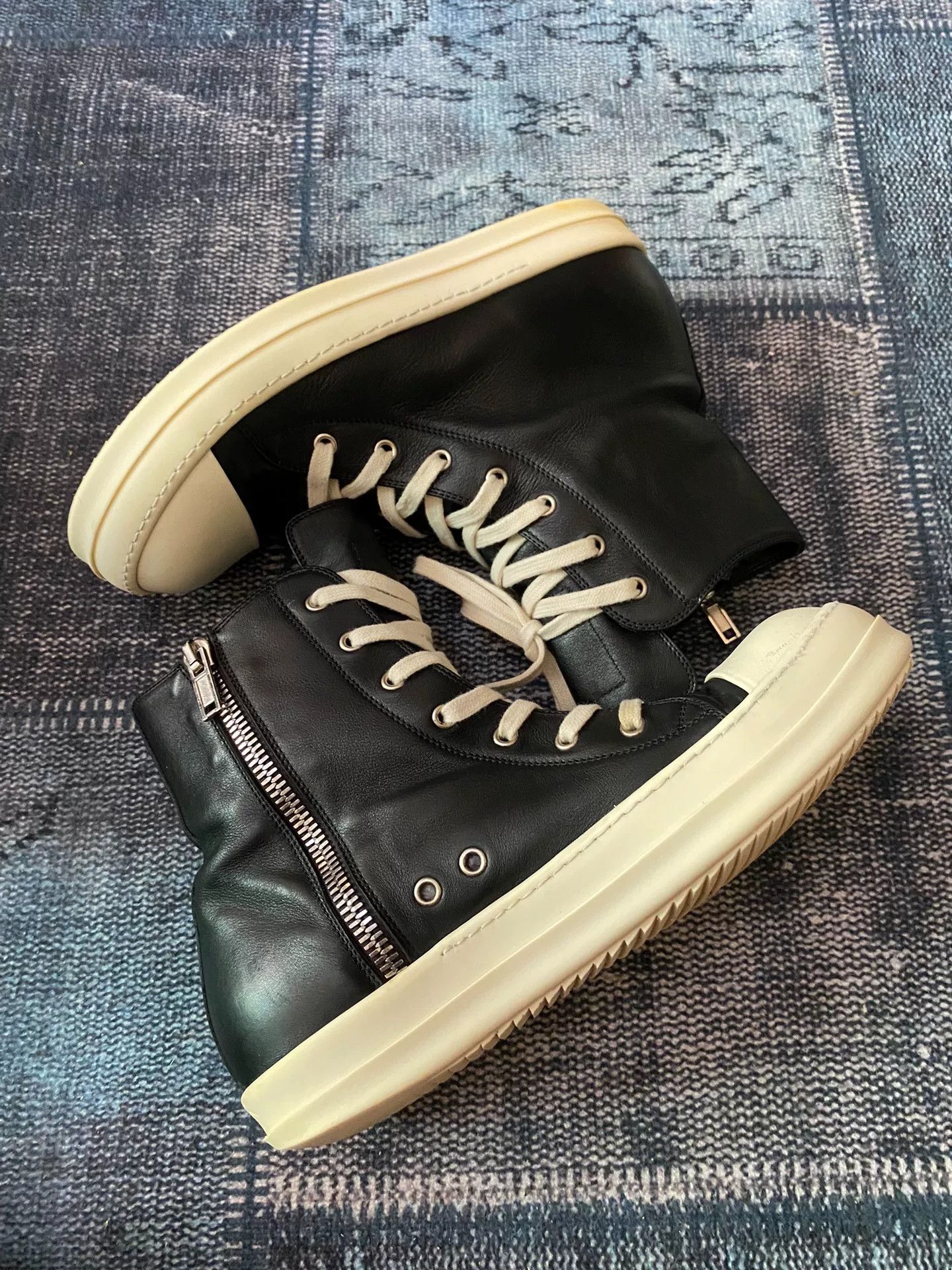 Rick Owens Rick Owens Pink Hitop Sneakers 42 Men Size US 9 / EU 42 - 3 Thumbnail