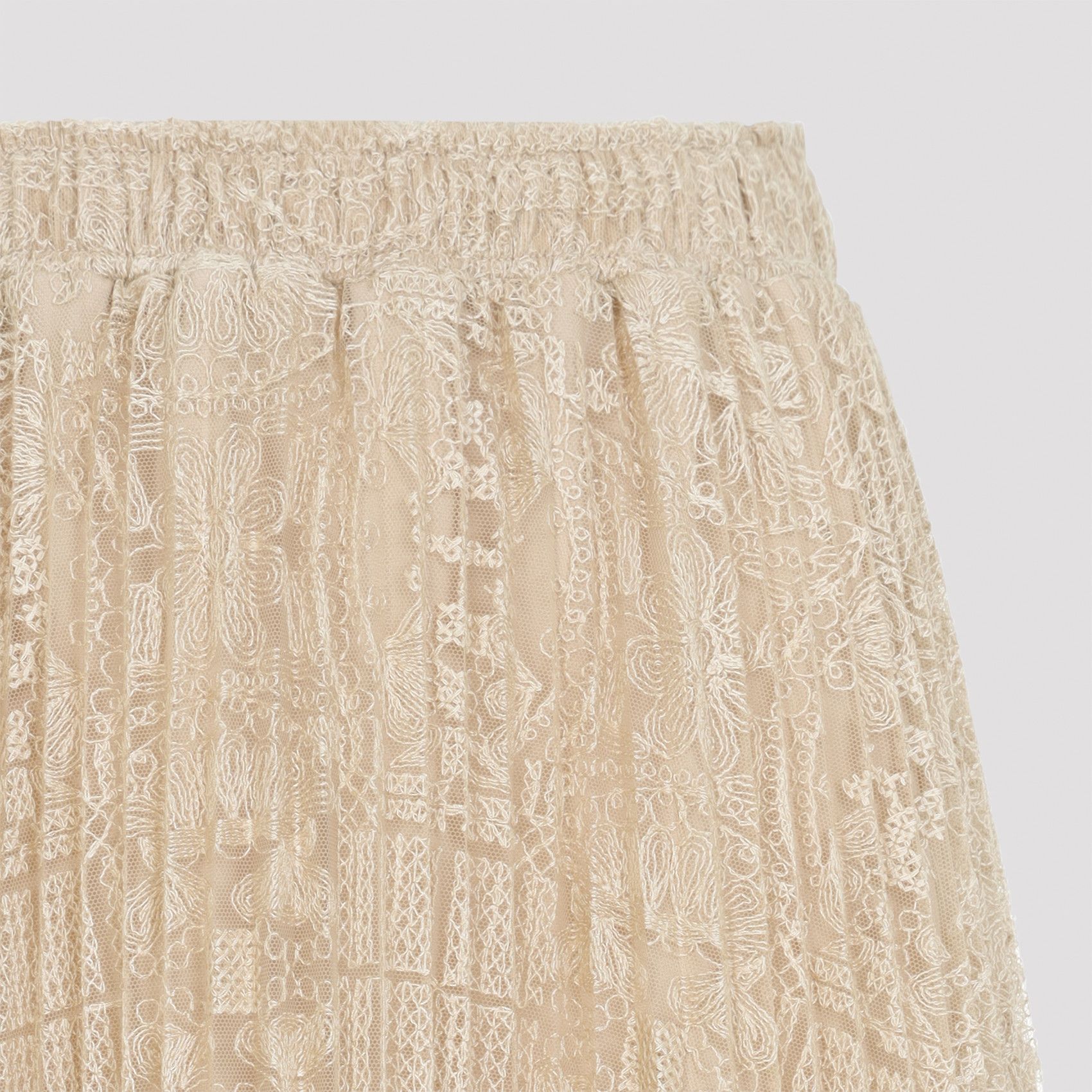 Ermanno Scervino Ermanno Scervino Lace Midi Skirt Size 27" / US 4 / IT 40 - 3 Thumbnail