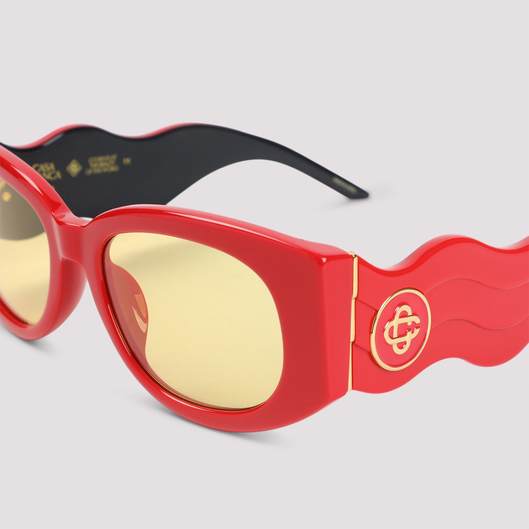 Casablanca Casablanca Oval Wave Sunglasses Size ONE SIZE - 3 Thumbnail
