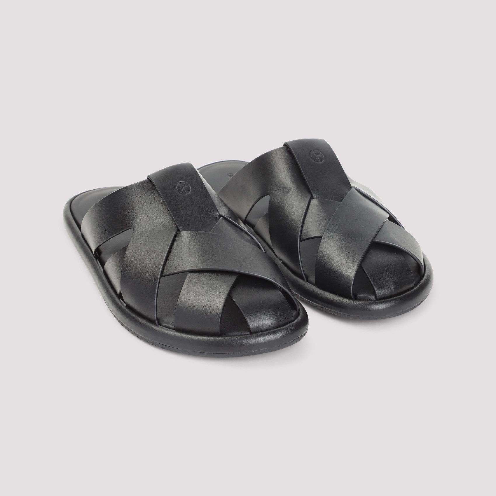 Giorgio Armani Giorgio Armani Leather Sandals Size US 8 / EU 41 - 3 Thumbnail