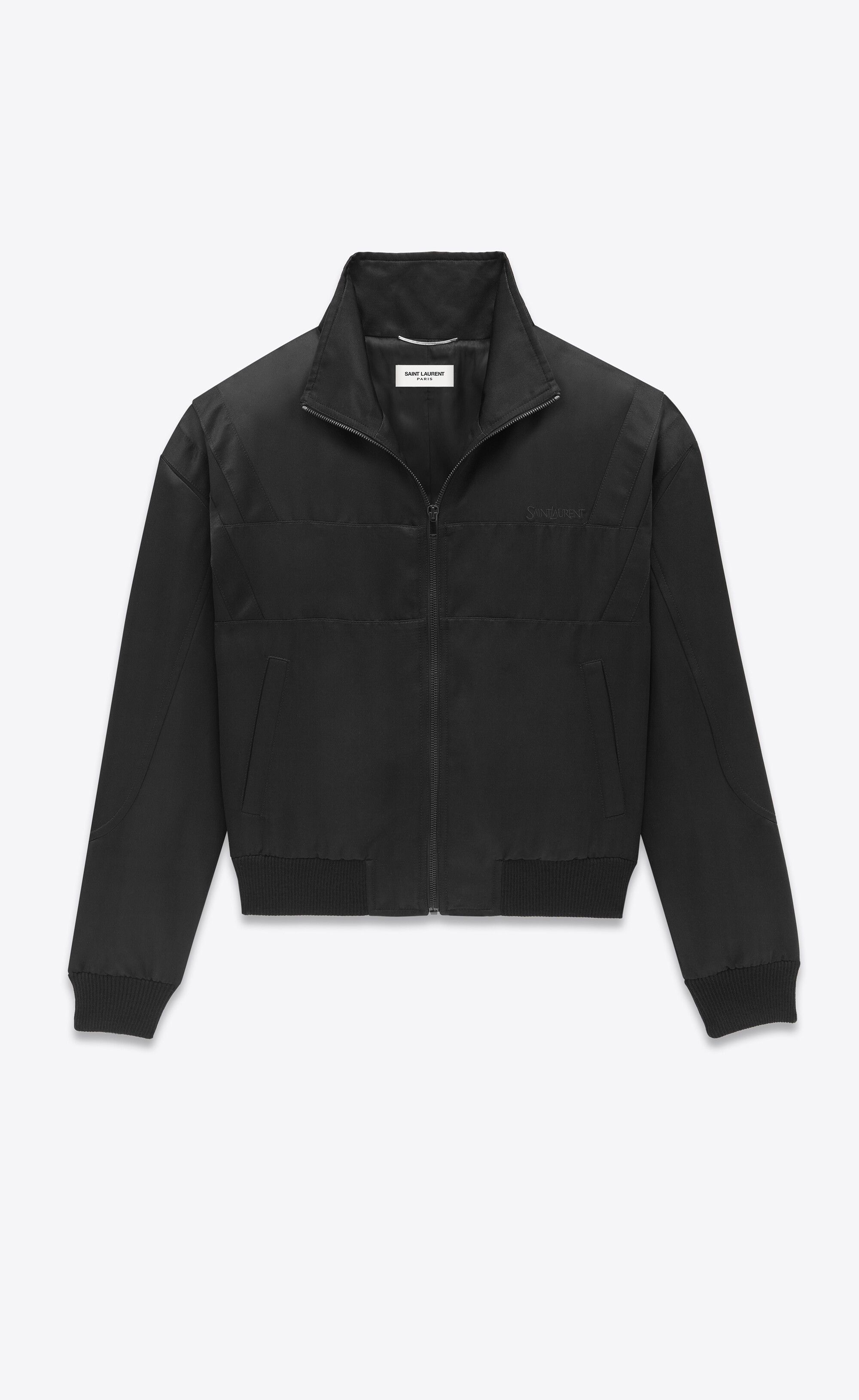 Saint Laurent Paris saint laurent teddy jacket in satin Size US XL / EU 56 / 4 - 2 Thumbnail
