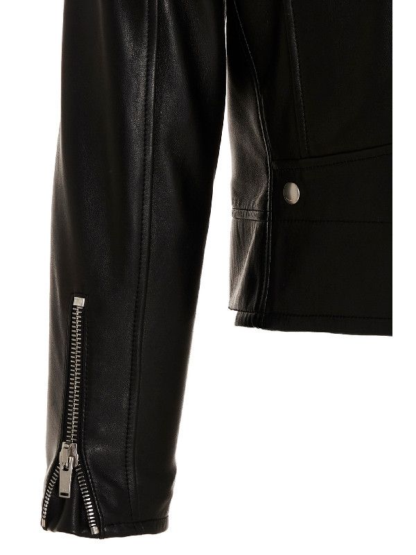 Saint Laurent Paris motorcycle jacket in plunged lambskin Size US XS / EU 42 / 0 - 4 Thumbnail