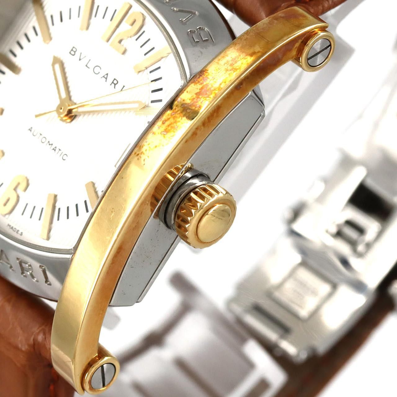 Bvlgari Bvlgari Bvlgari Assioma Stainless Steel x Yellow Gold Watch Metal Automatic AA44SG/AA44C6SGLD DUTY FREE for USA Size ONE SIZE - 3 Thumbnail