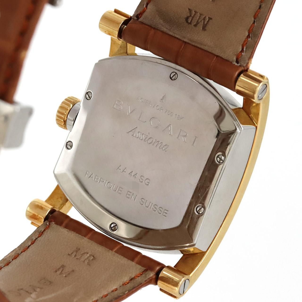 Bvlgari Bvlgari Bvlgari Assioma Stainless Steel x Yellow Gold Watch Metal Automatic AA44SG/AA44C6SGLD DUTY FREE for USA Size ONE SIZE - 4 Thumbnail