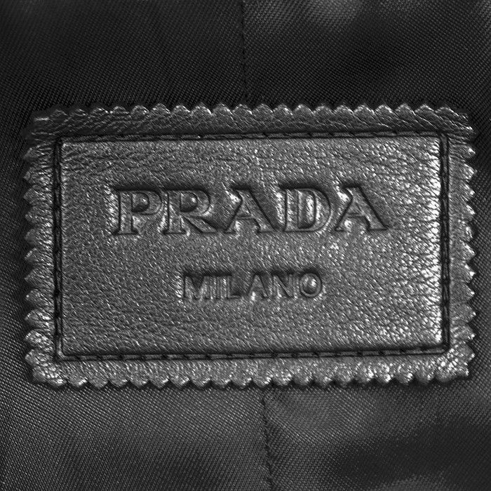 Prada Prada Prada Lamb Leather Riders Jacket Leather Outerwear DUTY FREE for USA Size ONE SIZE - 12 Thumbnail