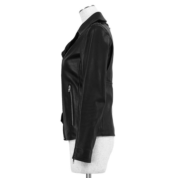 Prada Prada Prada Lamb Leather Riders Jacket Leather Outerwear DUTY FREE for USA Size ONE SIZE - 4 Thumbnail