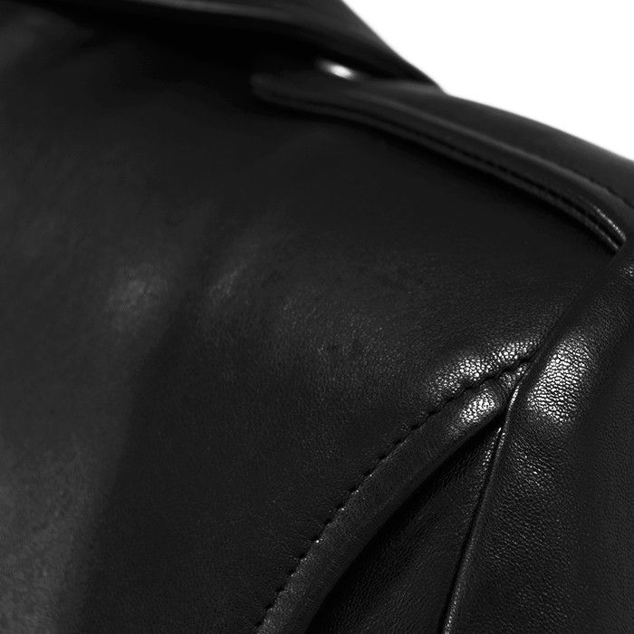 Prada Prada Prada Lamb Leather Riders Jacket Leather Outerwear DUTY FREE for USA Size ONE SIZE - 20 Thumbnail