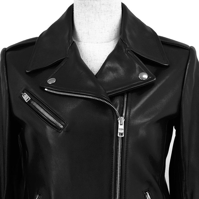 Prada Prada Prada Lamb Leather Riders Jacket Leather Outerwear DUTY FREE for USA Size ONE SIZE - 2 Thumbnail