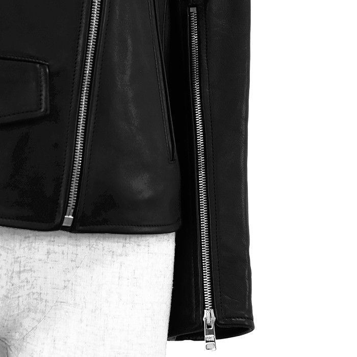 Prada Prada Prada Lamb Leather Riders Jacket Leather Outerwear DUTY FREE for USA Size ONE SIZE - 17 Thumbnail