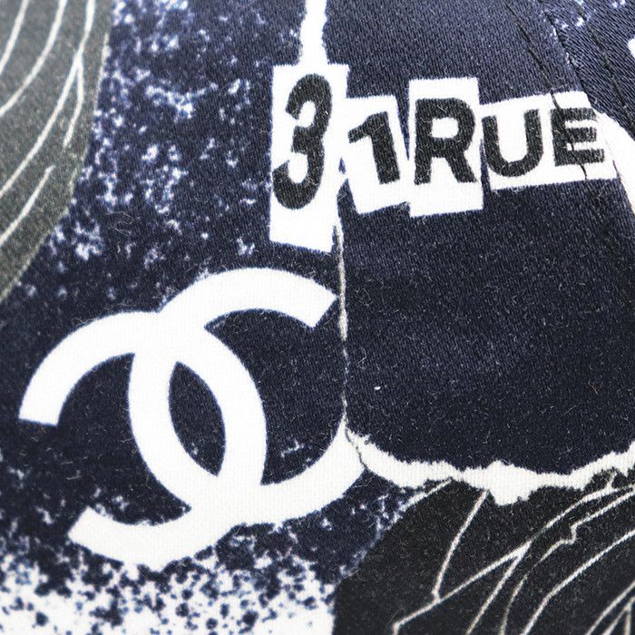 Chanel Chanel Chanel Cotton Cap Textile Hats DUTY FREE for USA Size ONE SIZE - 13 Thumbnail