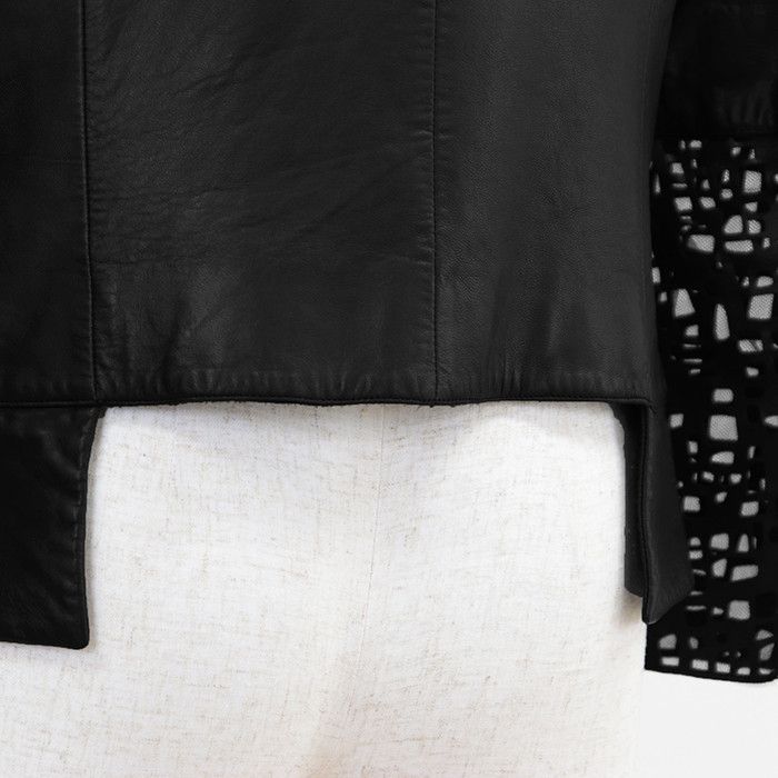Chanel Chanel Chanel Lambskin Cutwork Jacket Leather Outerwear P41109 DUTY FREE for USA Size ONE SIZE - 16 Thumbnail