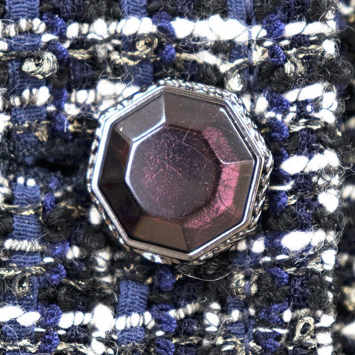 Chanel Chanel Chanel Wool Blend Tweed Jacket Textile Outerwear P44672 DUTY FREE for USA Size ONE SIZE - 3 Thumbnail