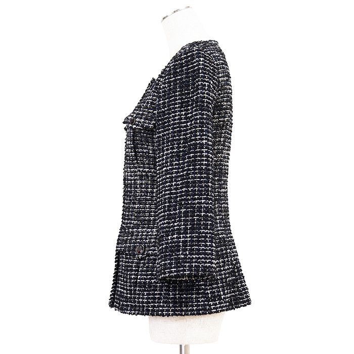 Chanel Chanel Chanel Wool Blend Tweed Jacket Textile Outerwear P44672 DUTY FREE for USA Size ONE SIZE - 5 Thumbnail