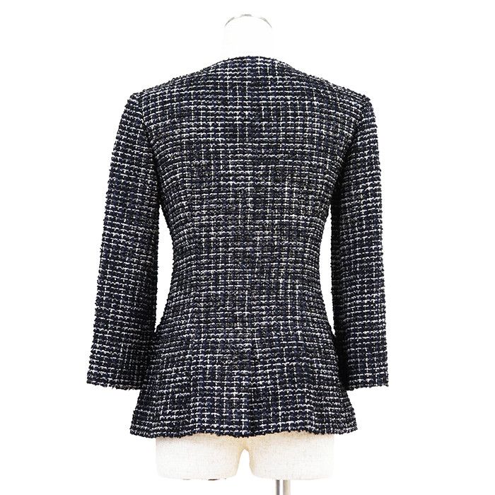 Chanel Chanel Chanel Wool Blend Tweed Jacket Textile Outerwear P44672 DUTY FREE for USA Size ONE SIZE - 6 Thumbnail