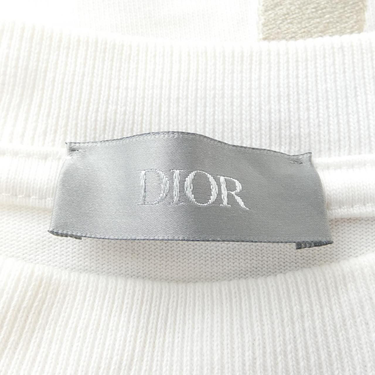 Dior Dior Dior Cotton Compact Jersey T Shirt Textile T-Shirts 293J659A0554 DUTY FREE for USA Size ONE SIZE - 4 Thumbnail