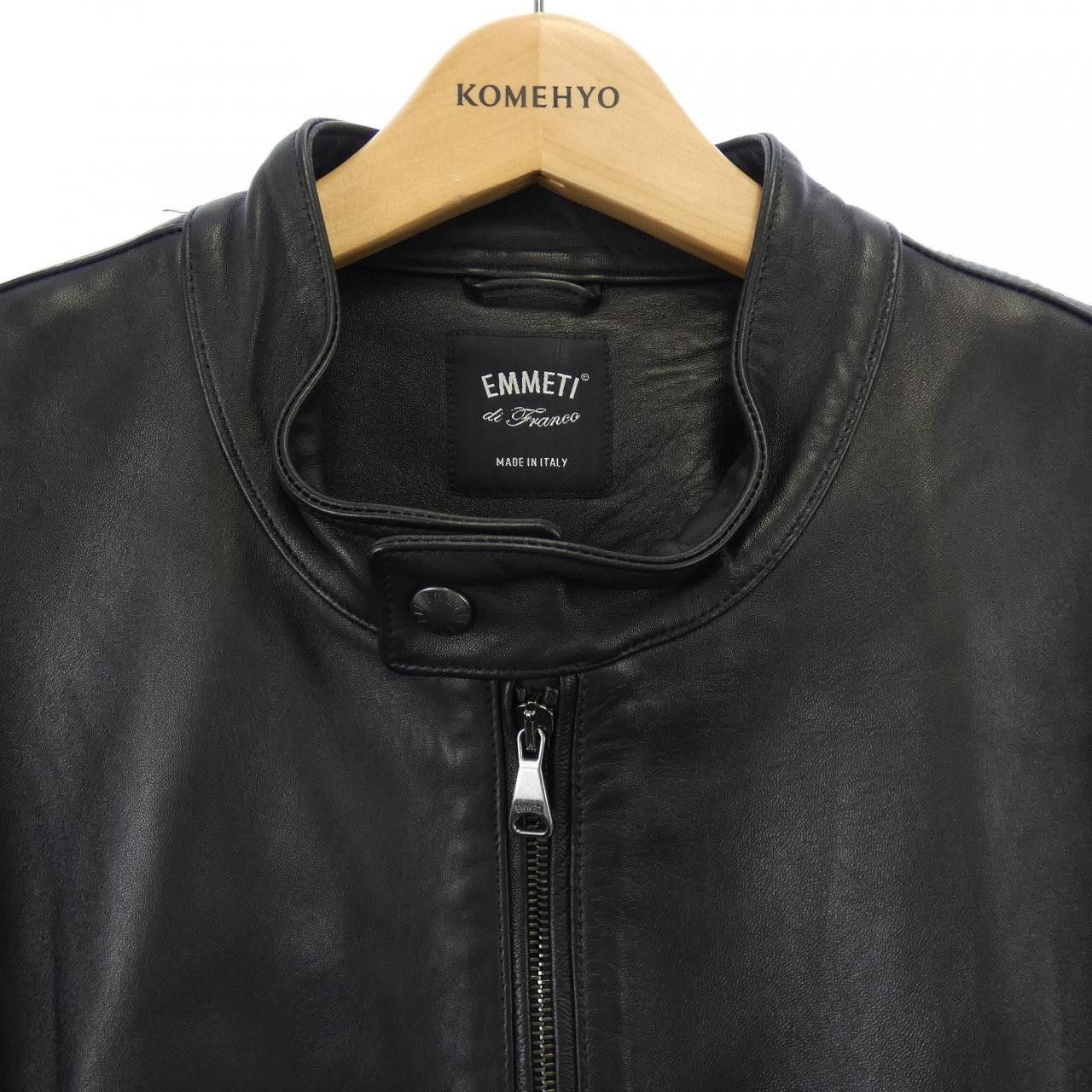 Other Other Emmeti Lamb Leather Riders Jacket Leather Outerwear giappone-078 DUTY FREE for USA Size ONE SIZE - 5 Thumbnail
