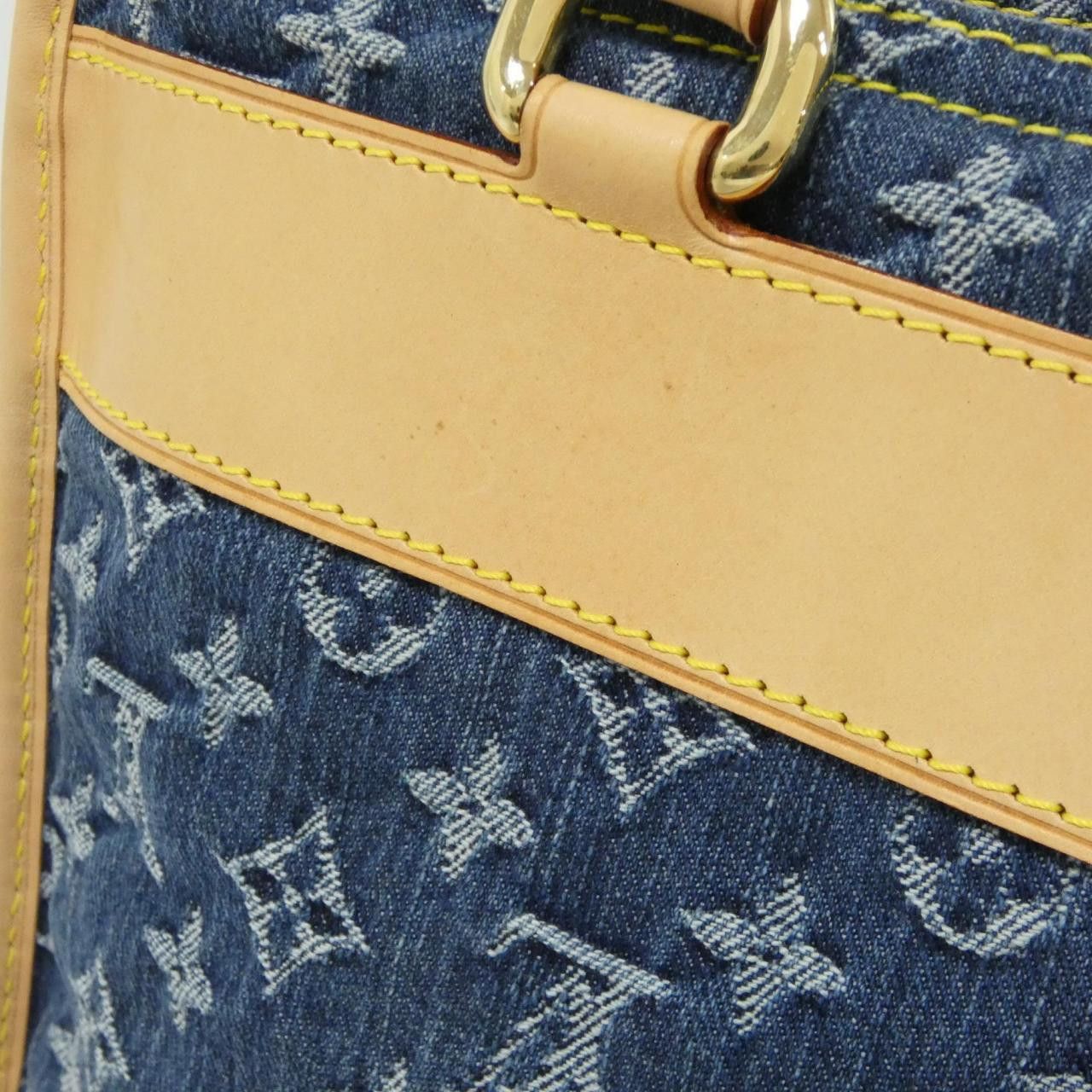 Louis Vuitton Louis Vuitton Louis Vuitton LV Remix Monogram Denim Tote Bag Textile Tote Bag M95018 DUTY FREE for USA Size ONE SIZE - 7 Thumbnail