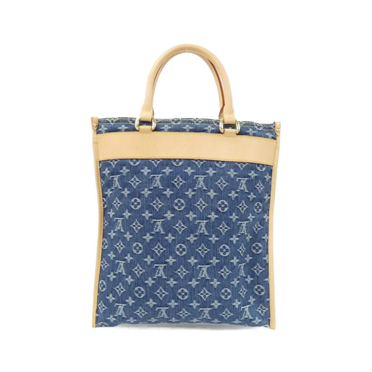 Louis Vuitton Louis Vuitton Louis Vuitton LV Remix Monogram Denim Tote Bag Textile Tote Bag M95018 DUTY FREE for USA Size ONE SIZE - 2 Thumbnail