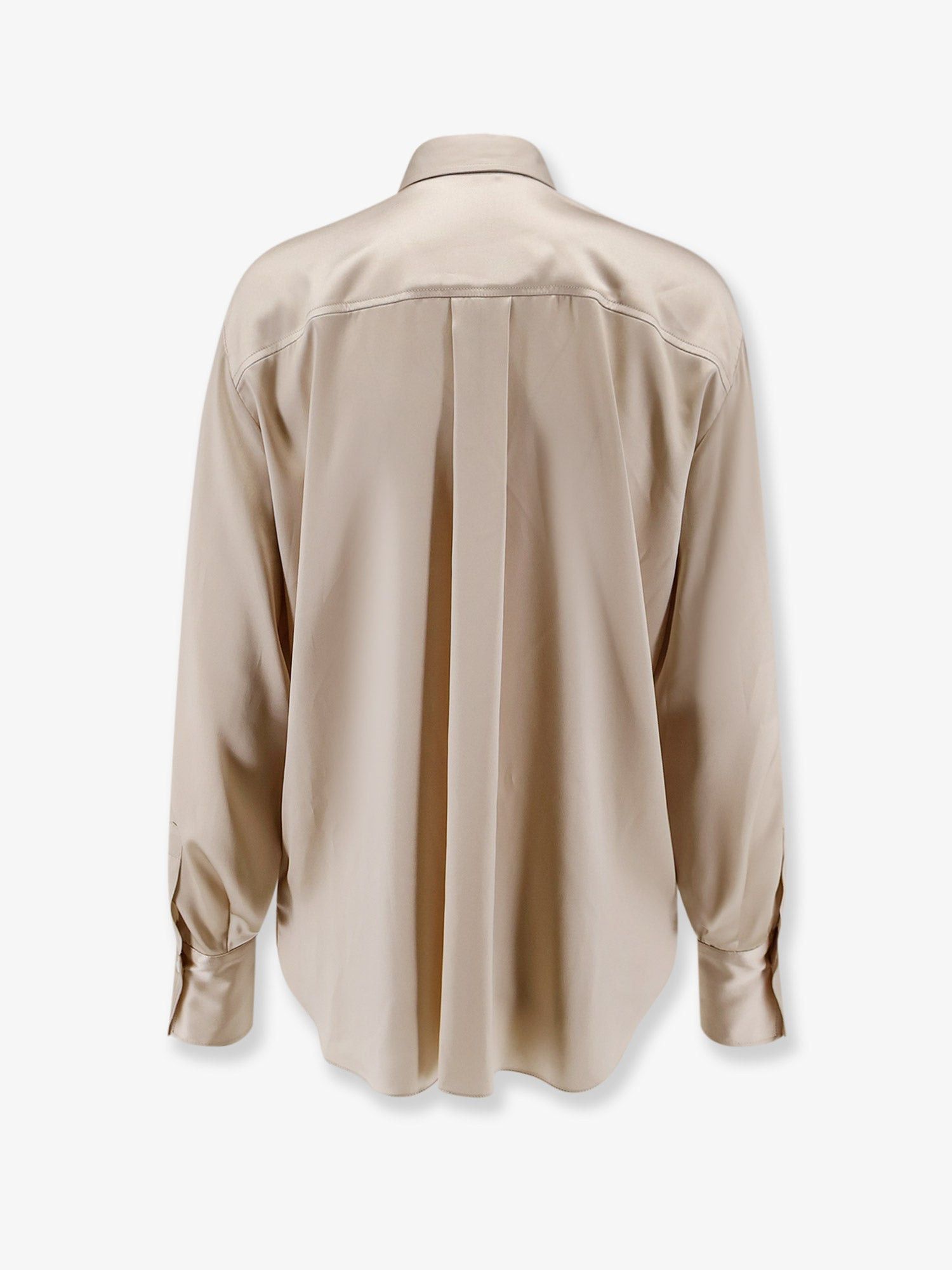 Brunello Cucinelli Brunello Cucinelli Silk shirt with Monili detail Tag Size M Women - USA Tariffs Included Size M / US 6-8 / IT 42-44 - 2 Thumbnail