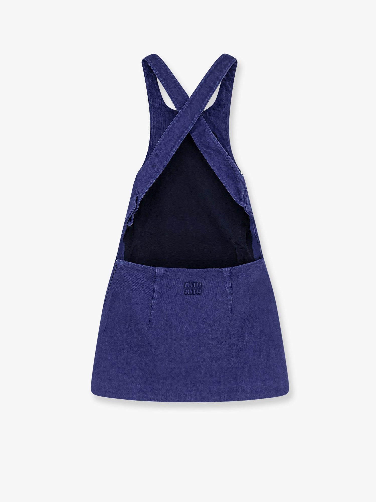 Miu Miu Miu Miu Short denim dress Tag Size IT 42 Women - USA Tariffs Included Size M / US 6-8 / IT 42-44 - 2 Thumbnail
