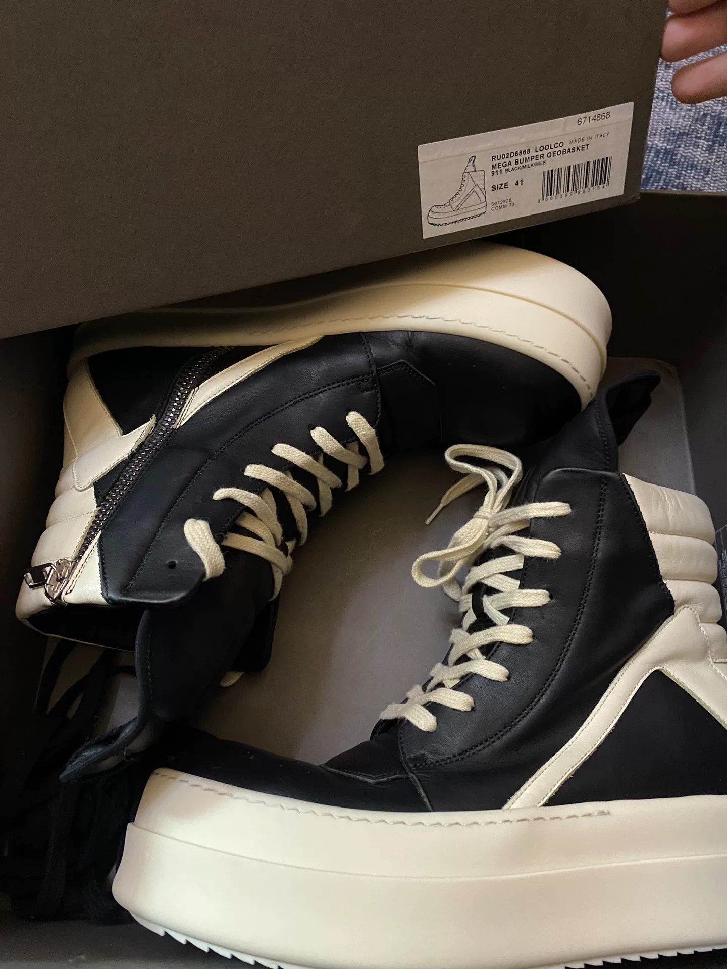 Rick Owens Rick Owens Pink Hitop Sneakers 41 Men Size US 8.5 / EU 41-42 - 3 Thumbnail
