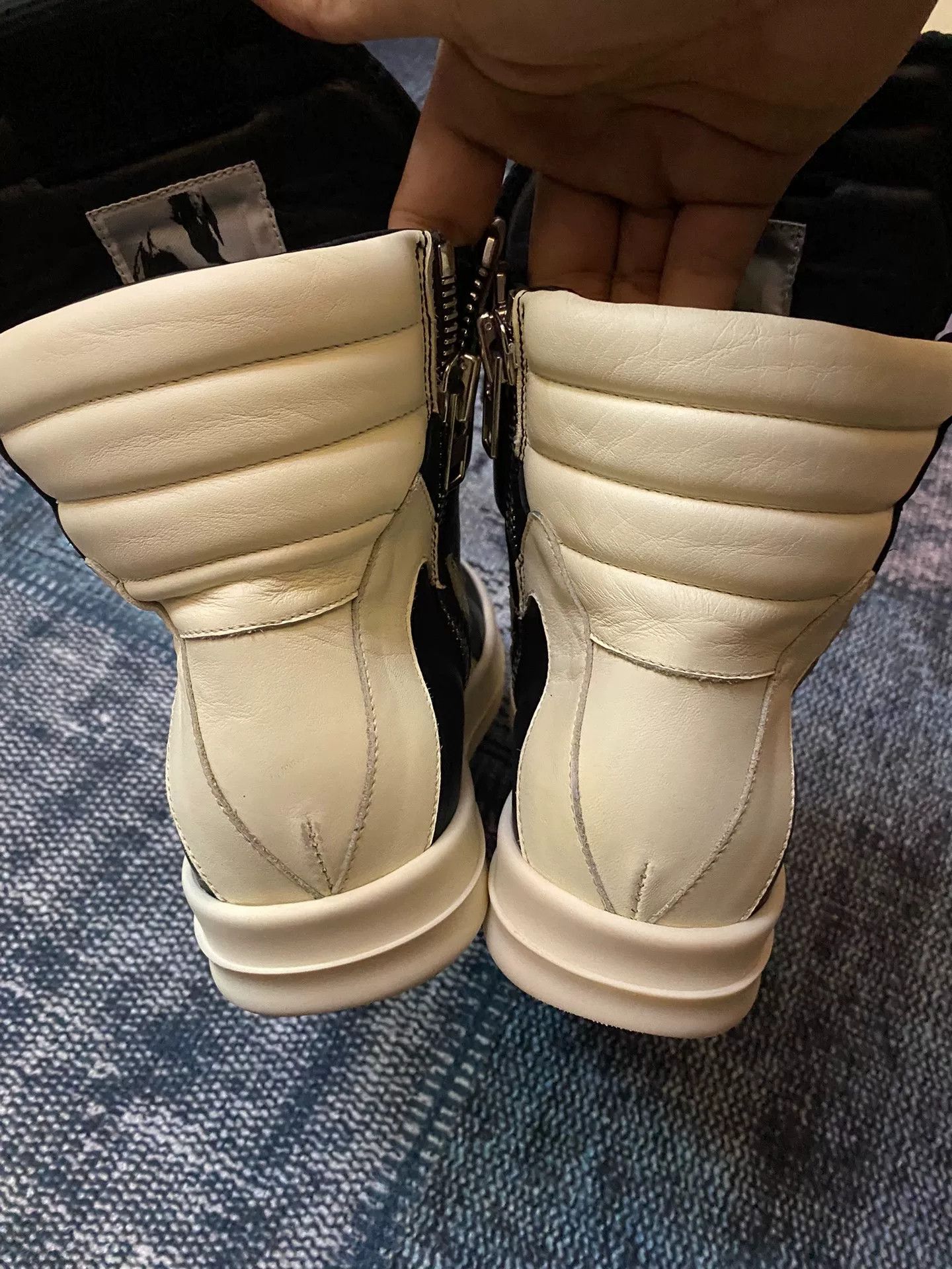 Rick Owens Rick Owens Leather Pink Hitop Sneakers 36 Women Size US 6 / IT 36 - 4 Thumbnail