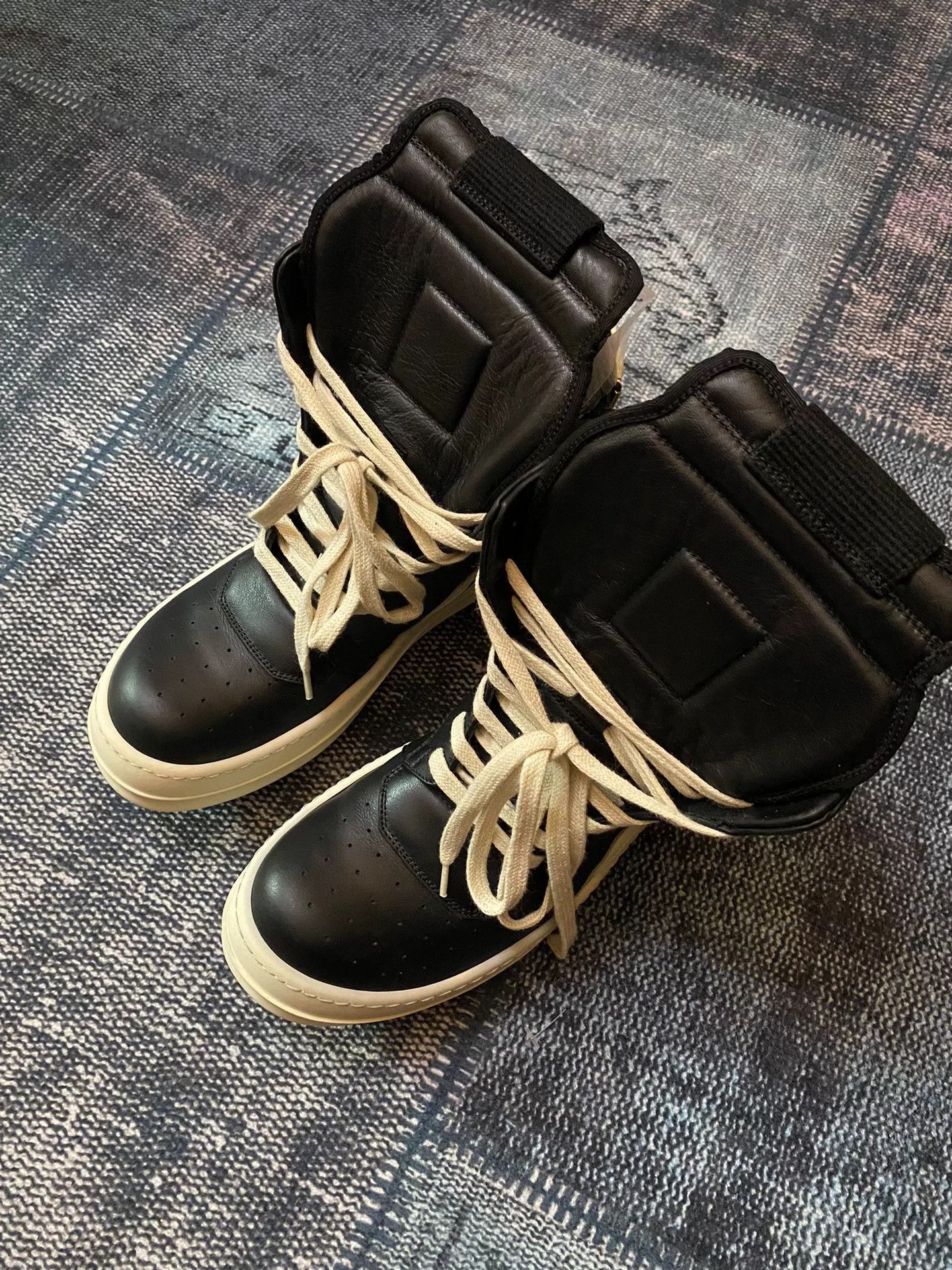 Rick Owens Rick Owens Leather Pink Hitop Sneakers 36 Women Size US 6 / IT 36 - 3 Thumbnail