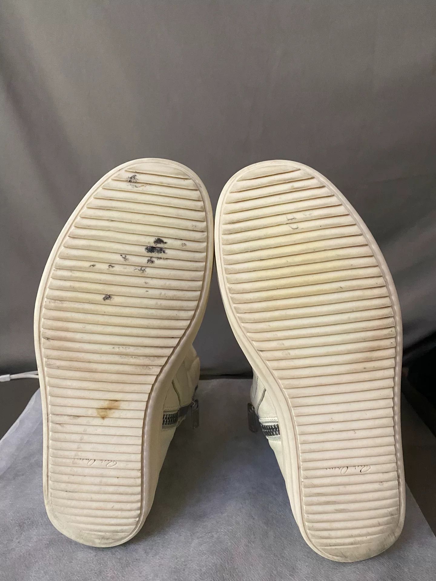 Rick Owens Rick Owens White Hitop Sneakers 40 Men Size US 7.5 / EU 40-41 - 6 Thumbnail