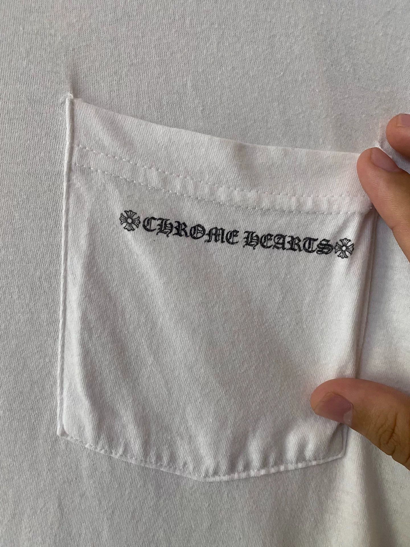 Chrome Hearts Chrome Hearts White T-Shirt L Men Size US L / EU 52-54 / 3 - 2 Thumbnail