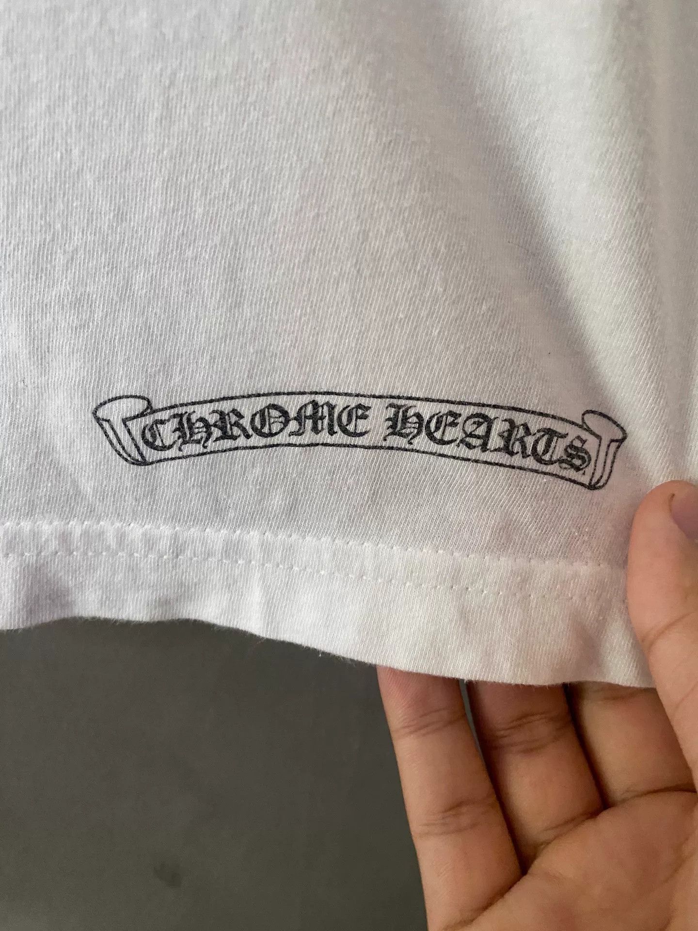 Chrome Hearts Chrome Hearts White T-Shirt L Men Size US L / EU 52-54 / 3 - 5 Thumbnail