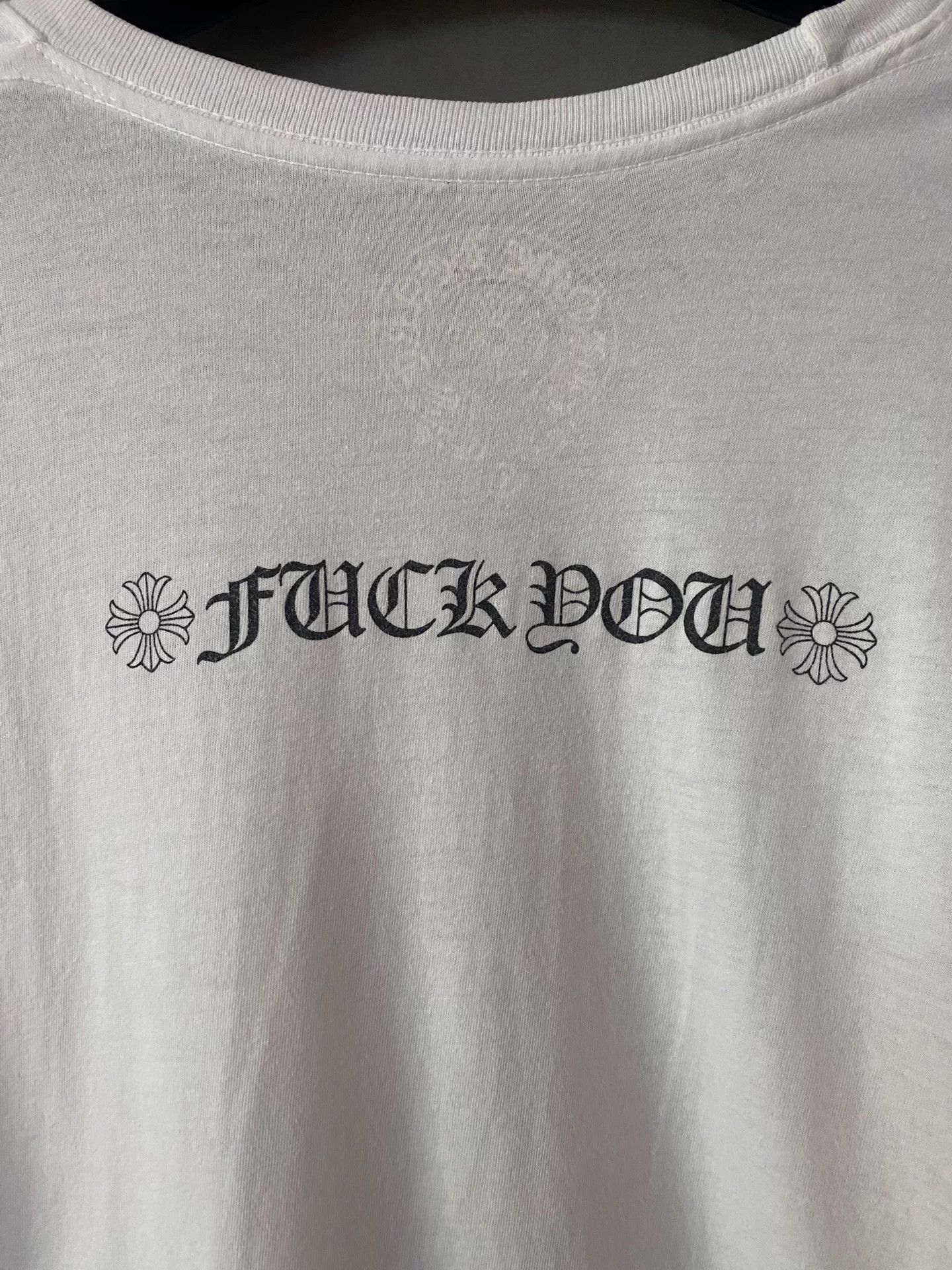 Chrome Hearts Chrome Hearts White T-Shirt L Men Size US L / EU 52-54 / 3 - 6 Thumbnail