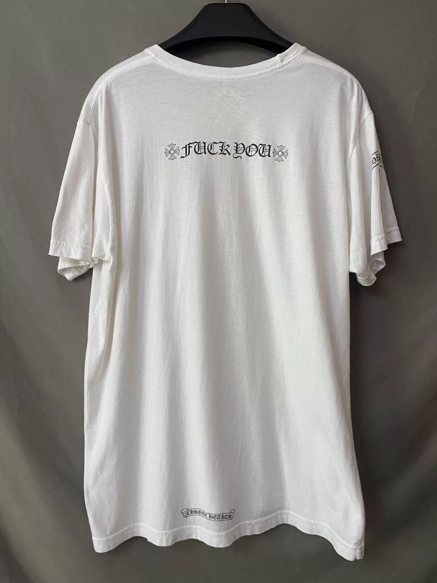 Chrome Hearts Chrome Hearts White T-Shirt L Men Size US L / EU 52-54 / 3 - 4 Thumbnail